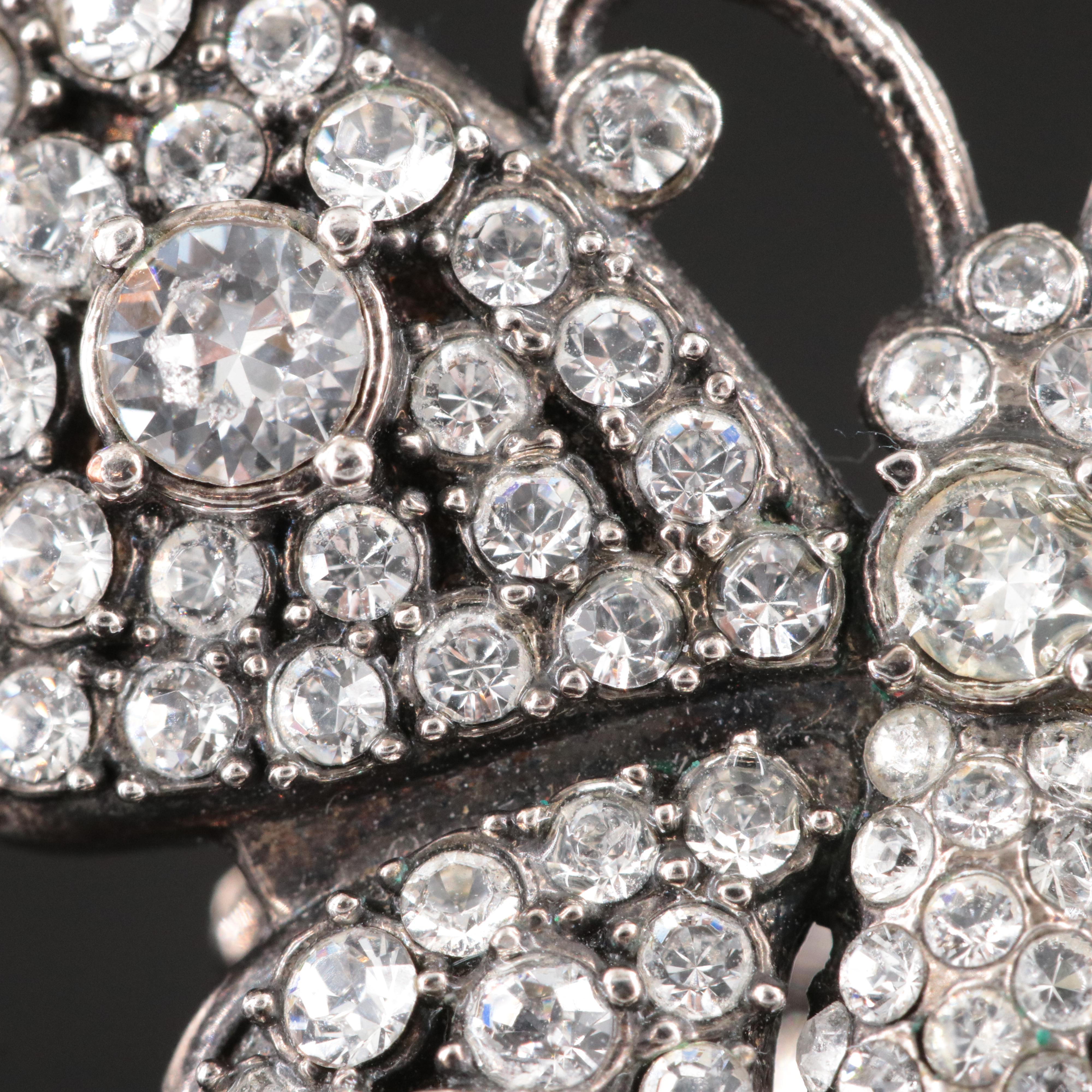 Gucci Crystal Butterfly Ring