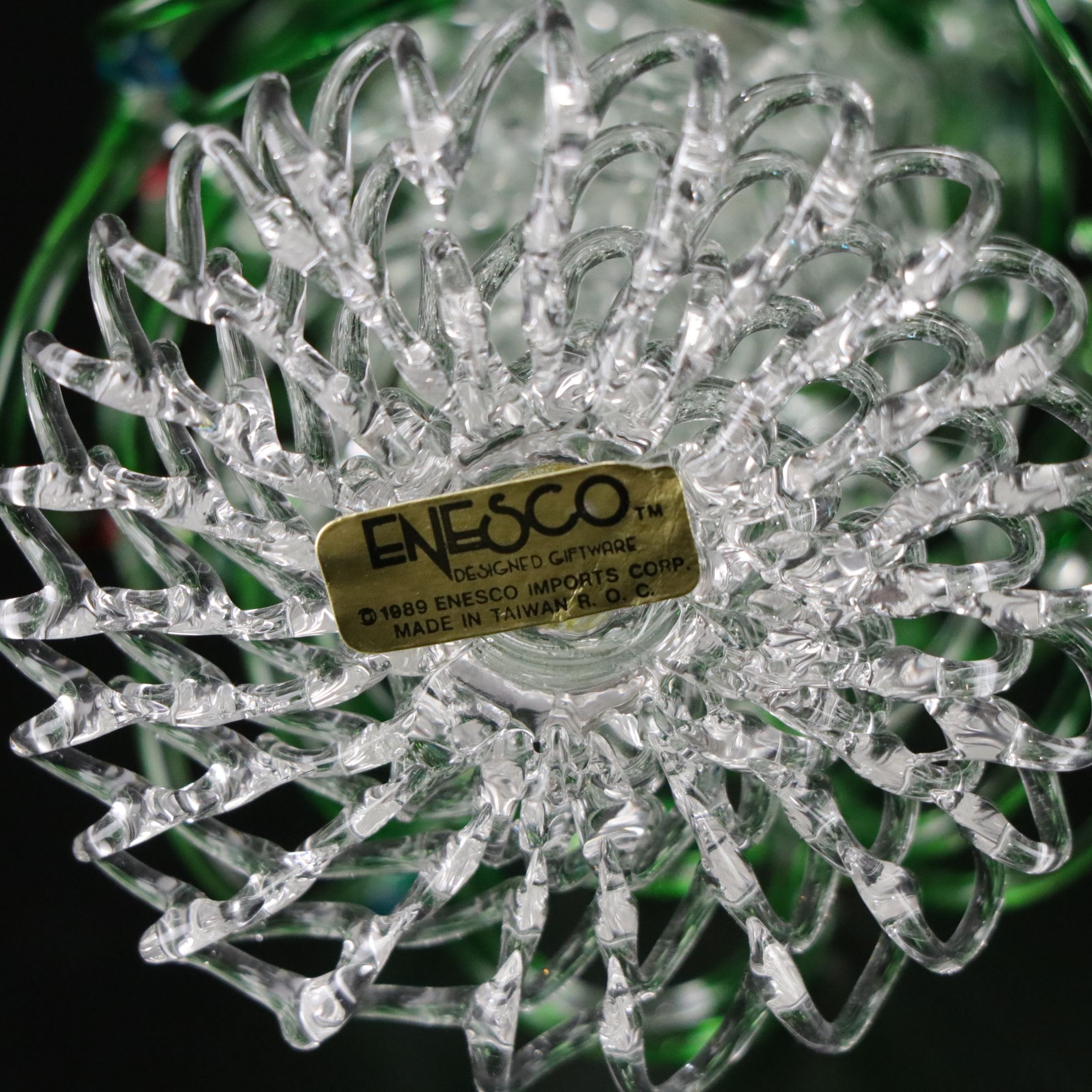 Spun Glass Christmas Trees and Other Figurines