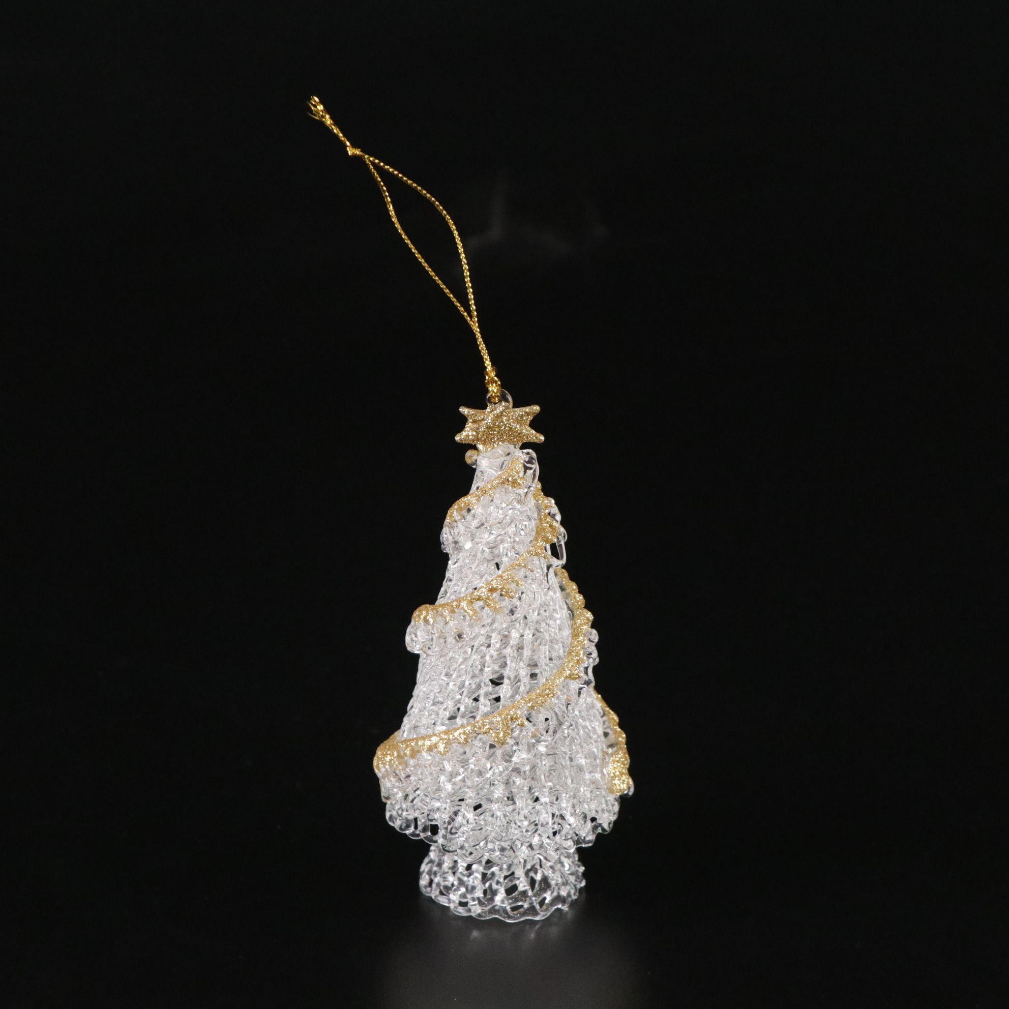 Spun Glass Christmas Trees and Other Figurines