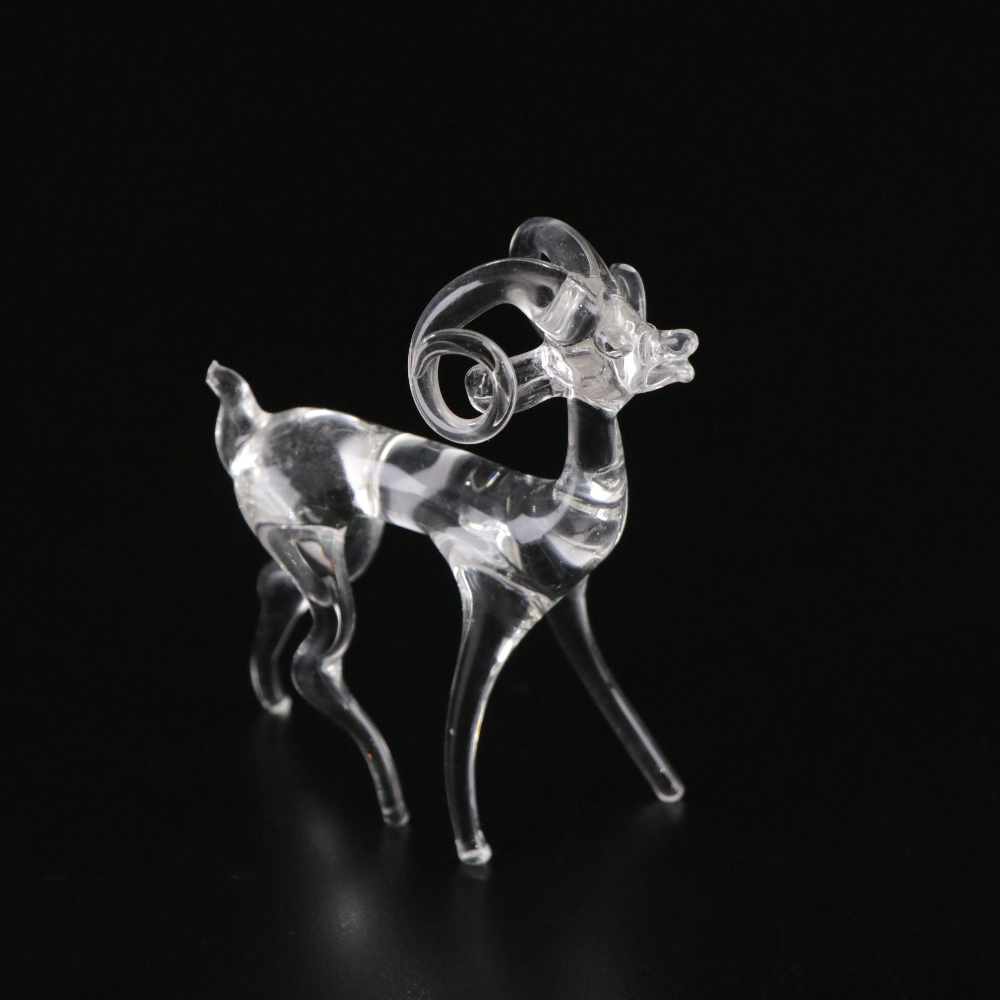 Spun Glass Christmas Trees and Other Figurines