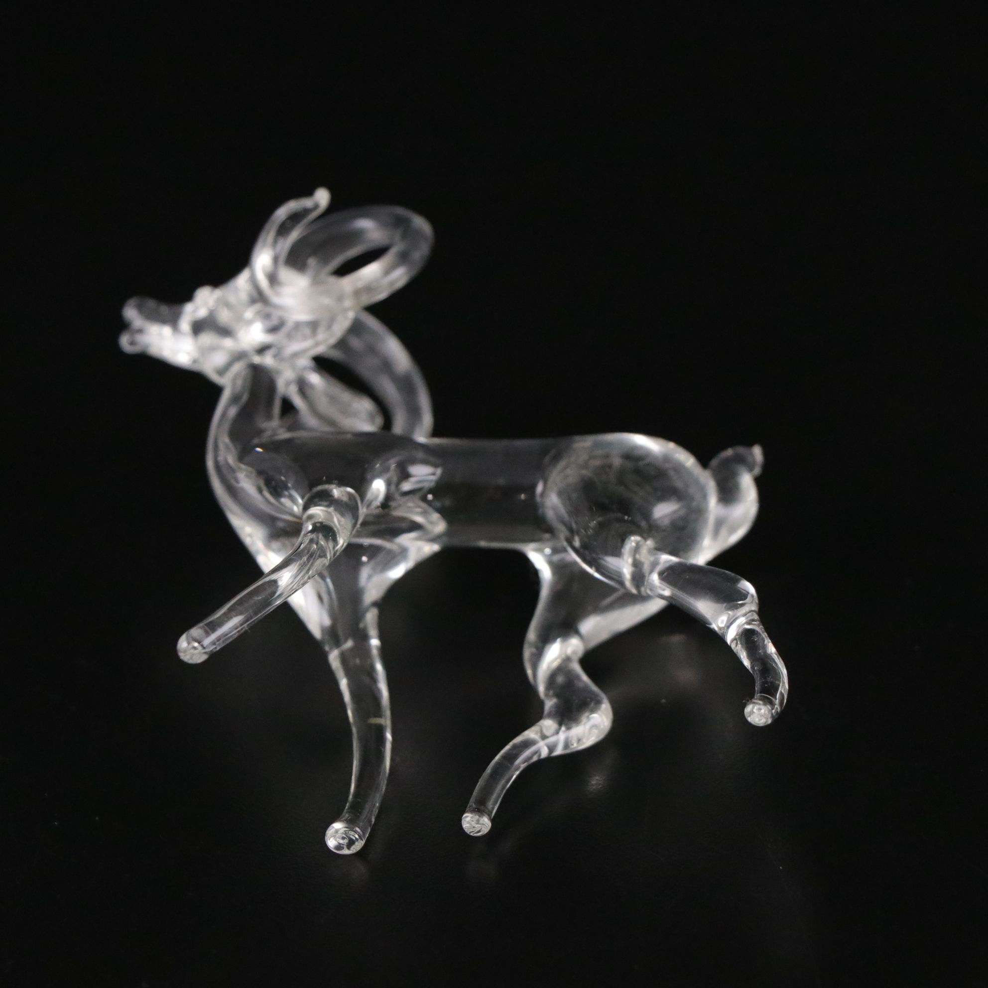 Spun Glass Christmas Trees and Other Figurines