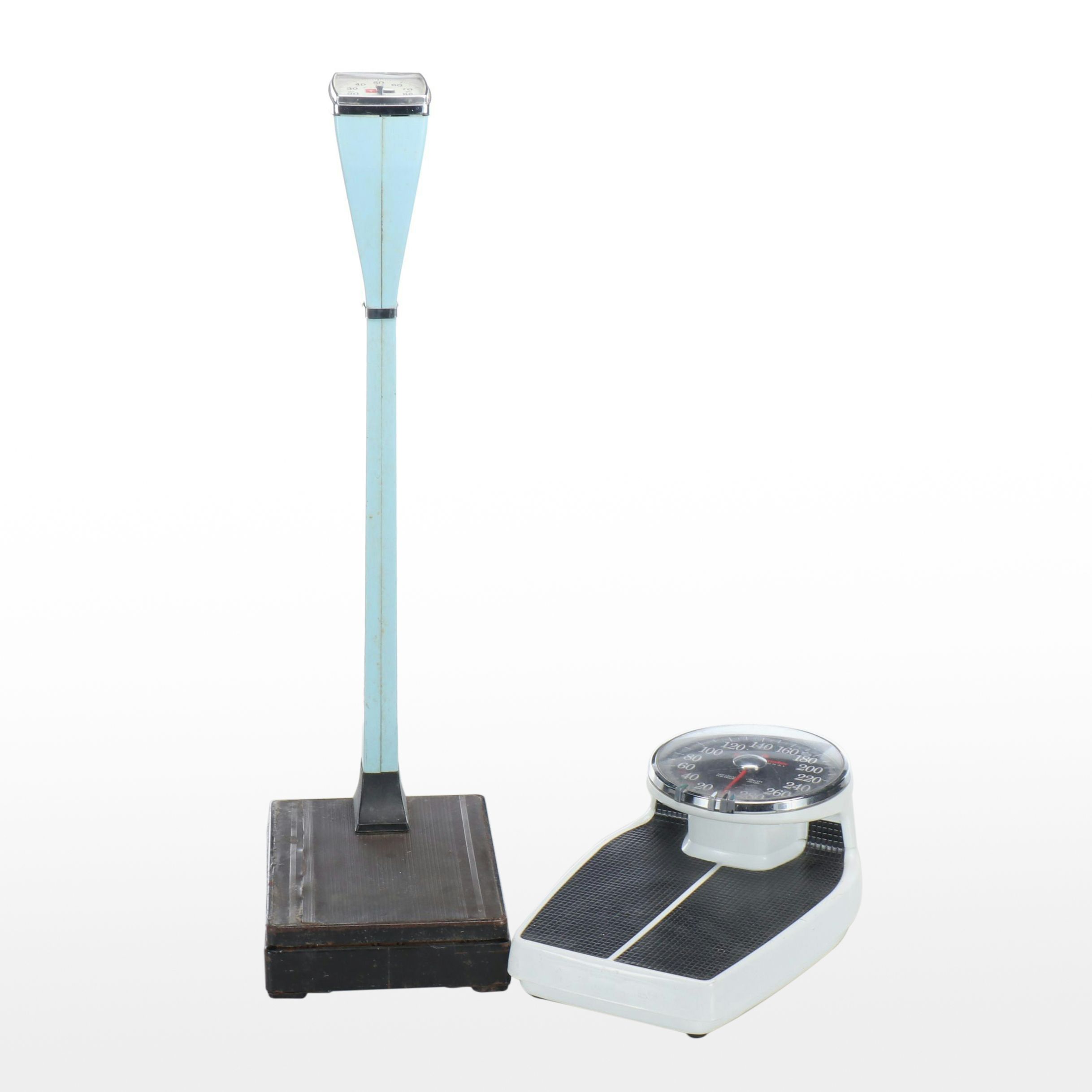 Health-o-Meter Model 130 Doctor's Scale with Model 160 Floor Scale