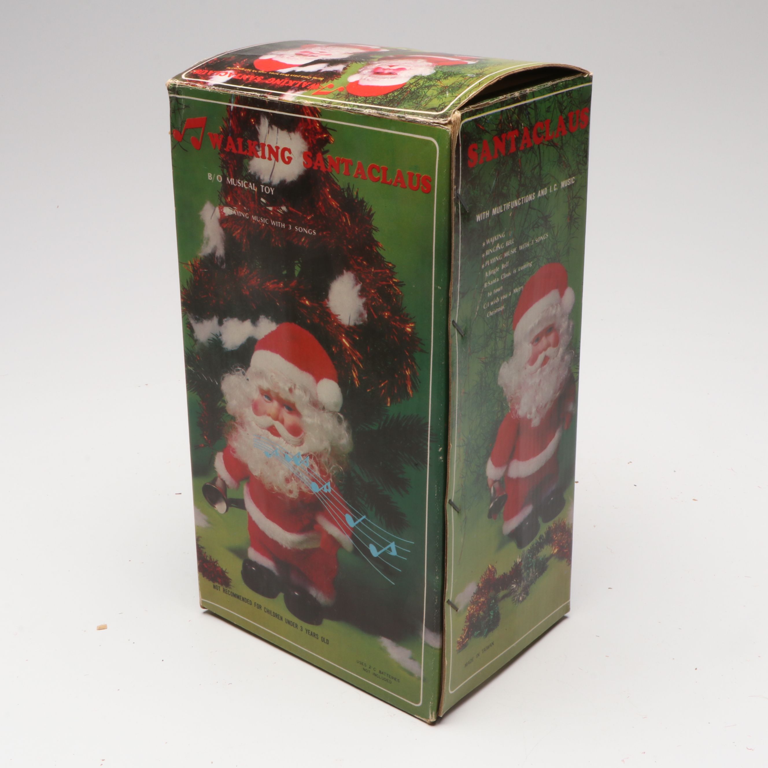 Santa Stacking Mugs, "Walking Santa Musical Toy" and More Ornaments and Décor