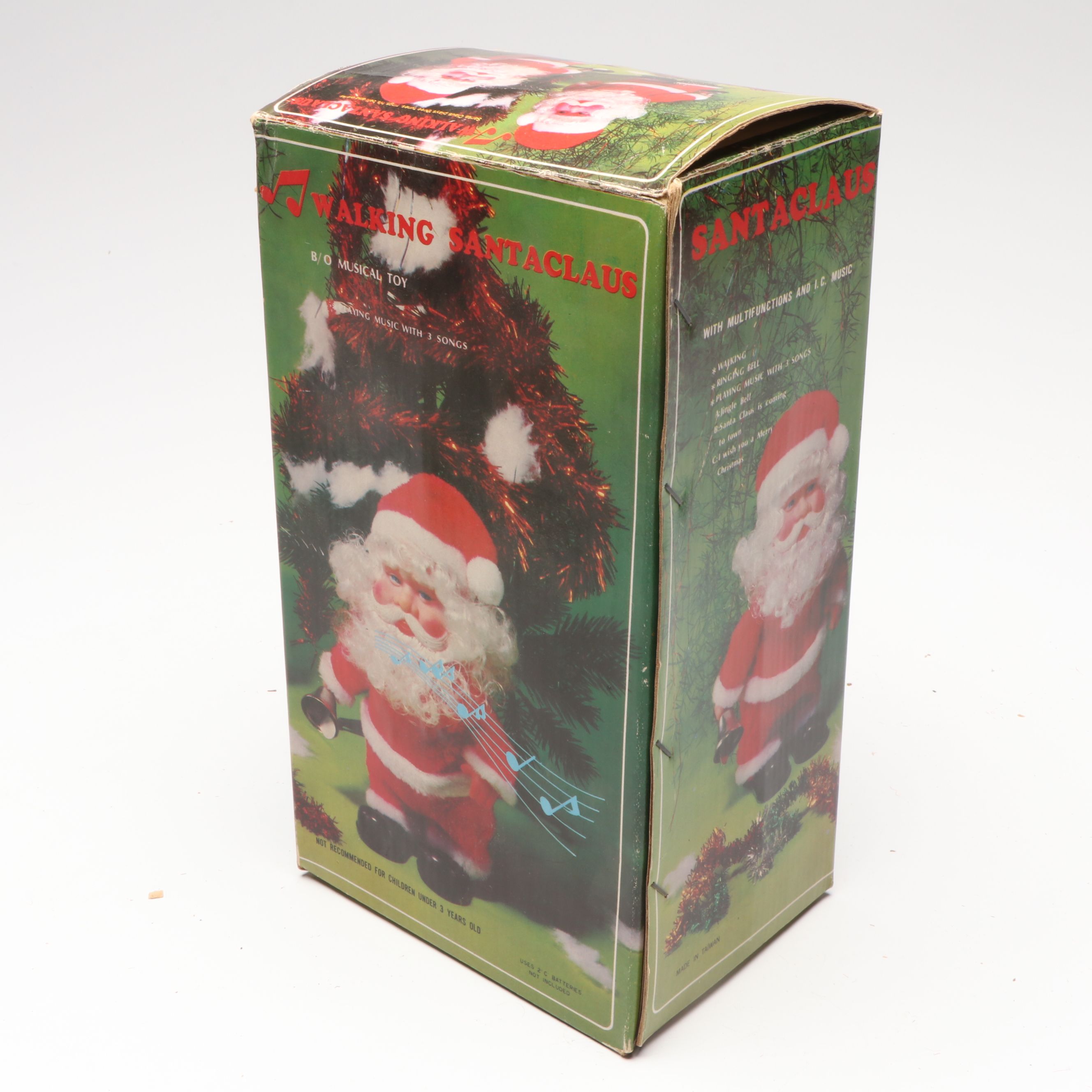 Santa Stacking Mugs, "Walking Santa Musical Toy" and More Ornaments and Décor