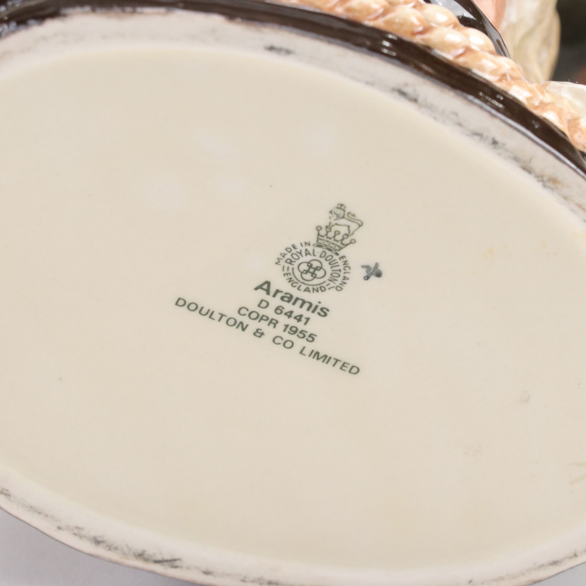 Royal Doulton "Aramis" and "Anne Boleyn" Toby Jugs