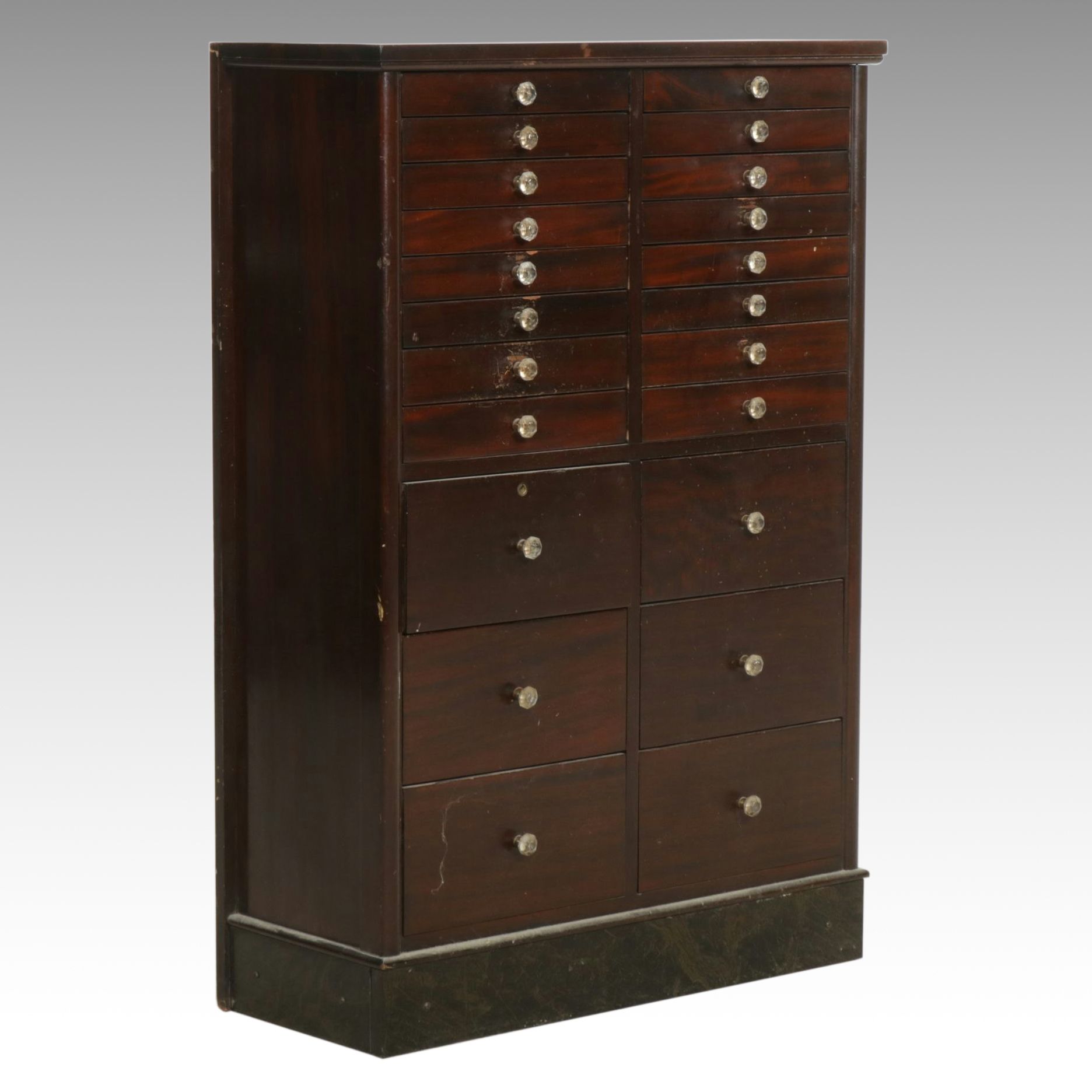 Mahogany Dentist Cabinet, Early to Mid-20th Century
