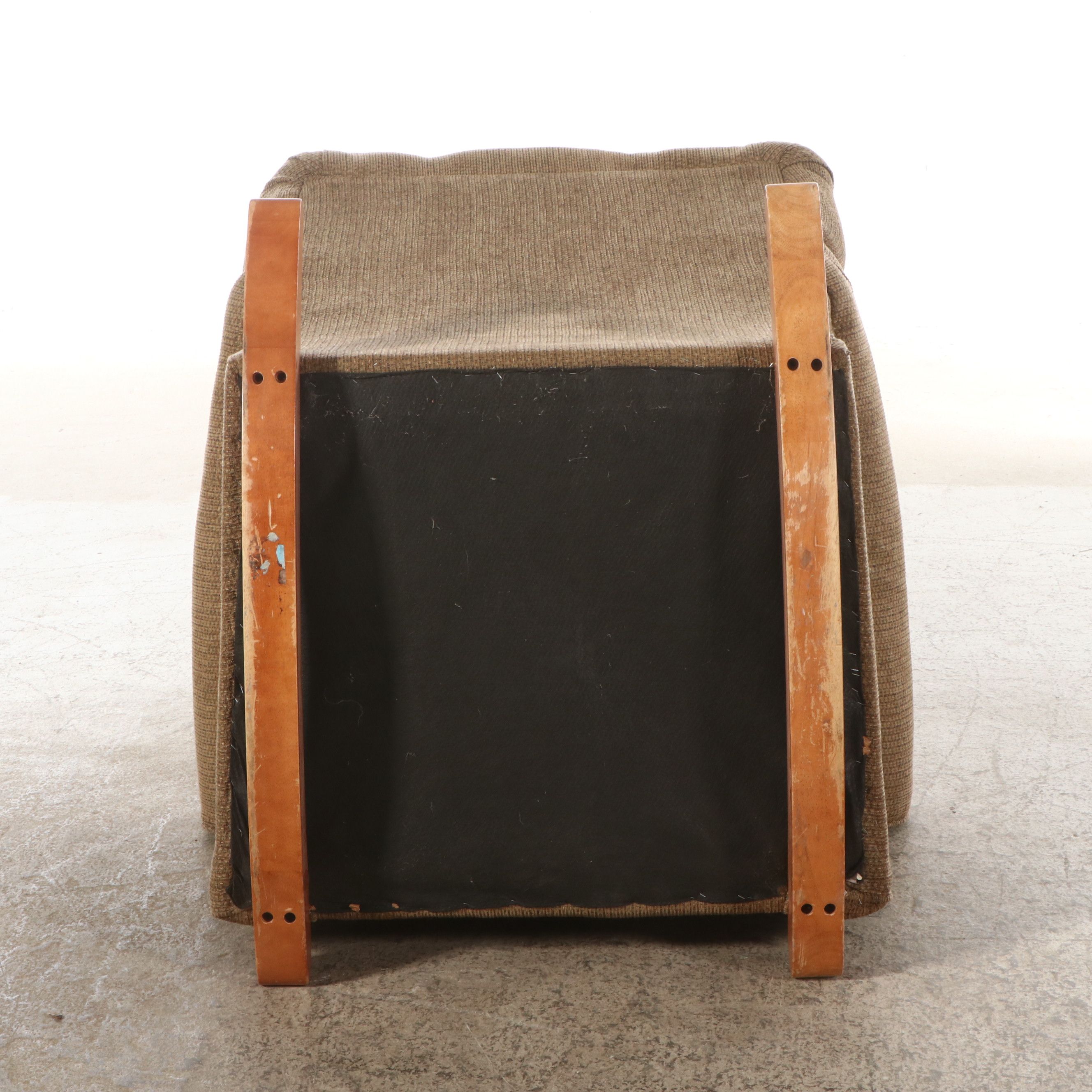 Fabric Upholstered Rocking Armchair