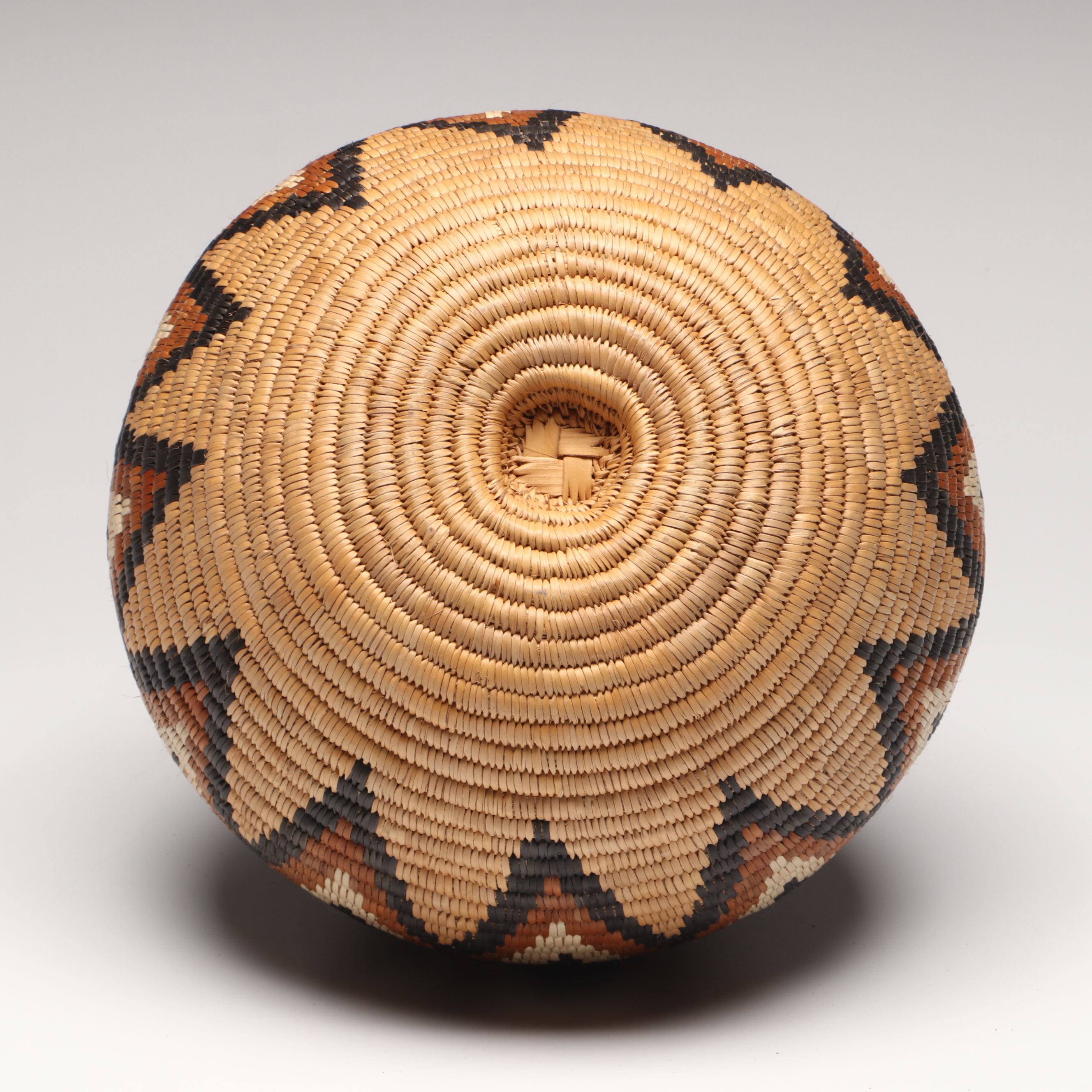 Thobile Buthelezi Zulu Ilala Palm Ukhamba Basket with Herb Containers and Cover