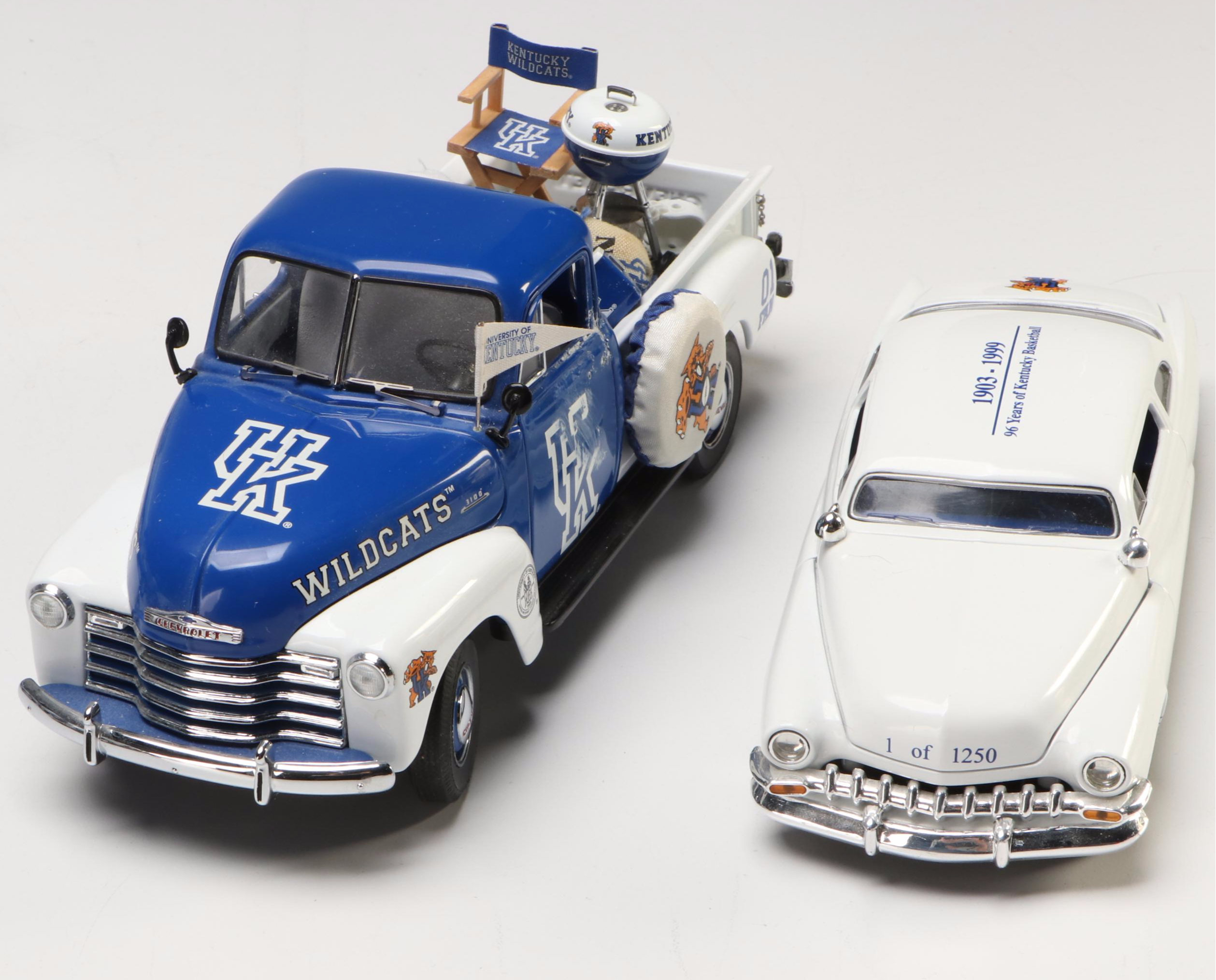 Ertl and Other Commemorative University of Kentucky Wildcats Diecast Cars