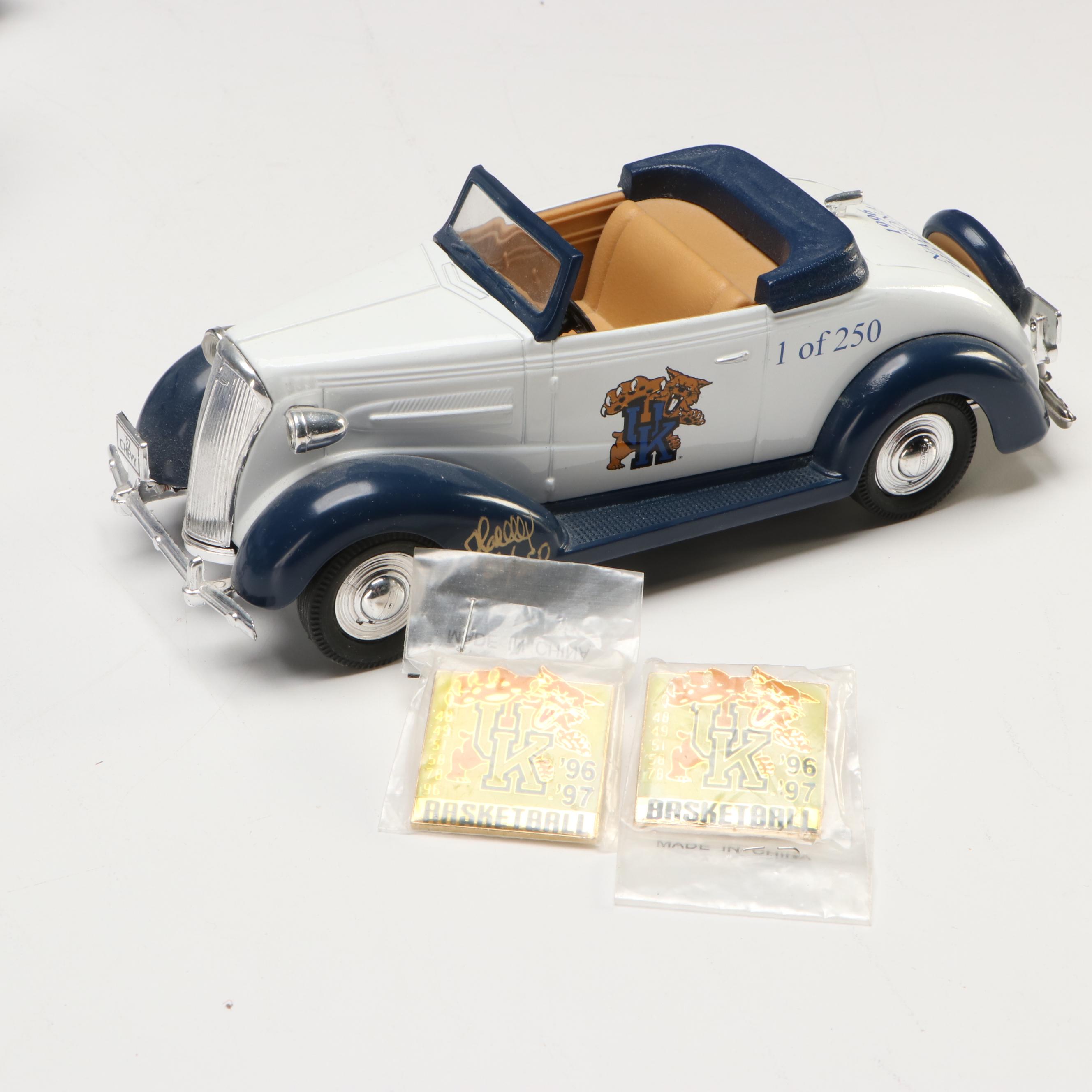Ertl and Other Commemorative University of Kentucky Wildcats Diecast Cars
