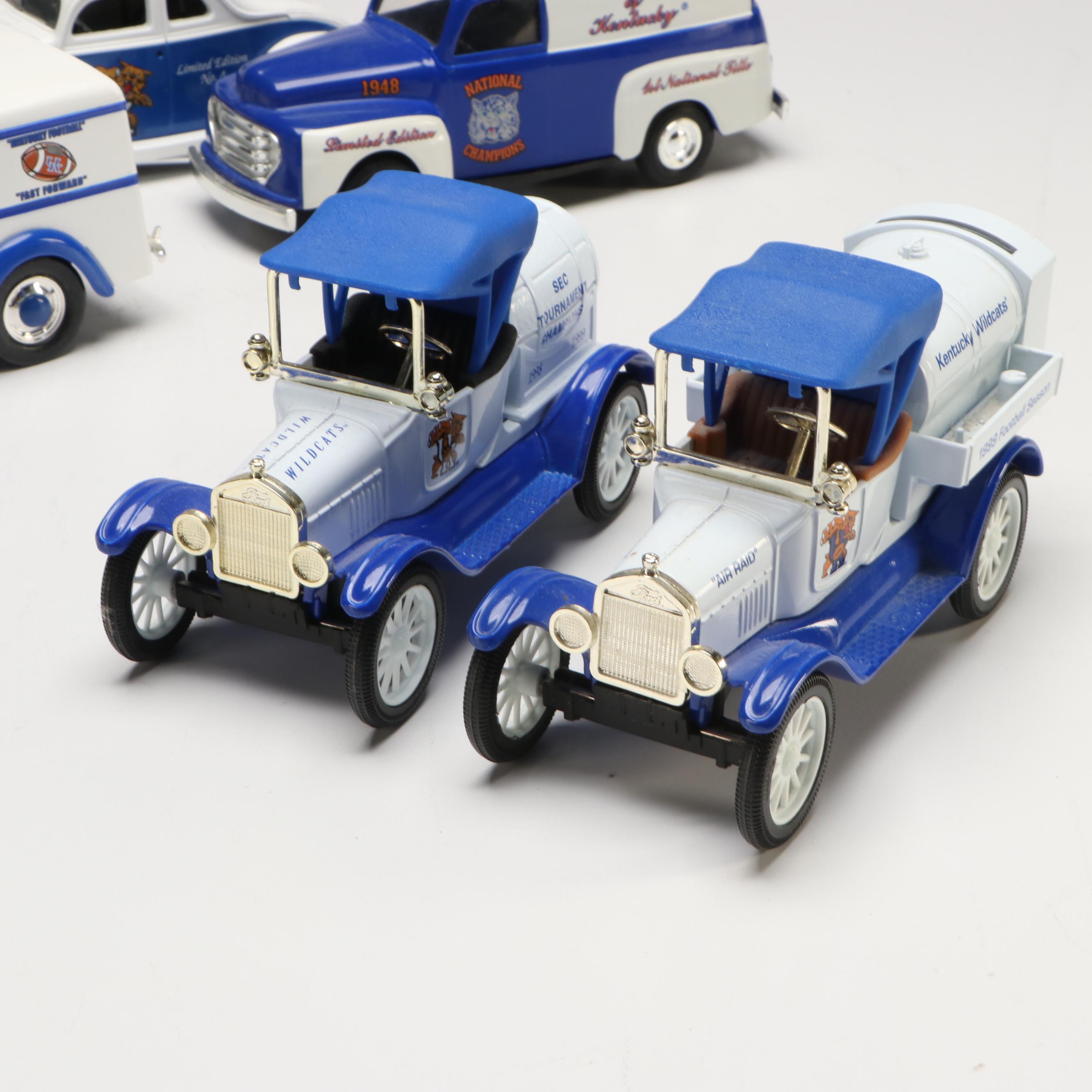 Ertl and Other Commemorative University of Kentucky Wildcats Diecast Cars