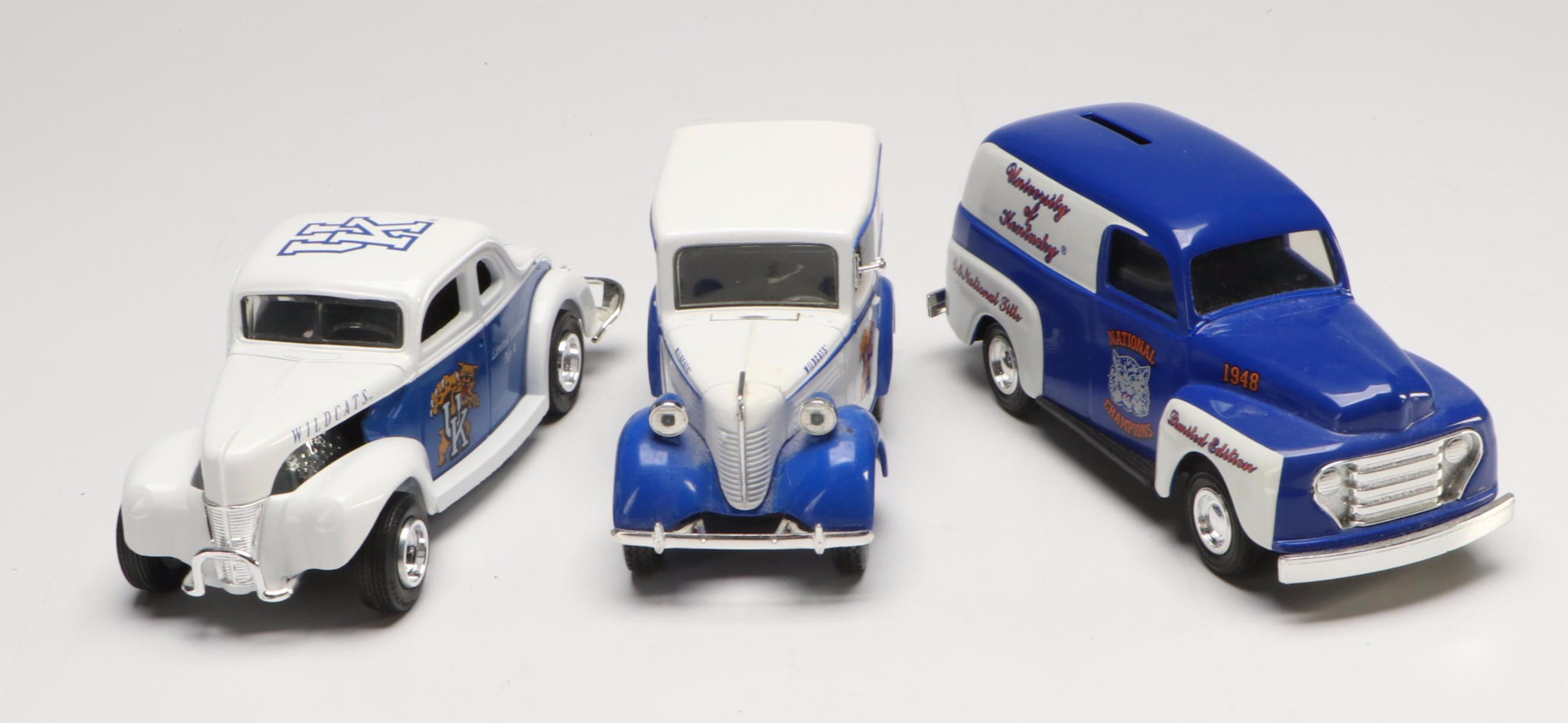 Ertl and Other Commemorative University of Kentucky Wildcats Diecast Cars