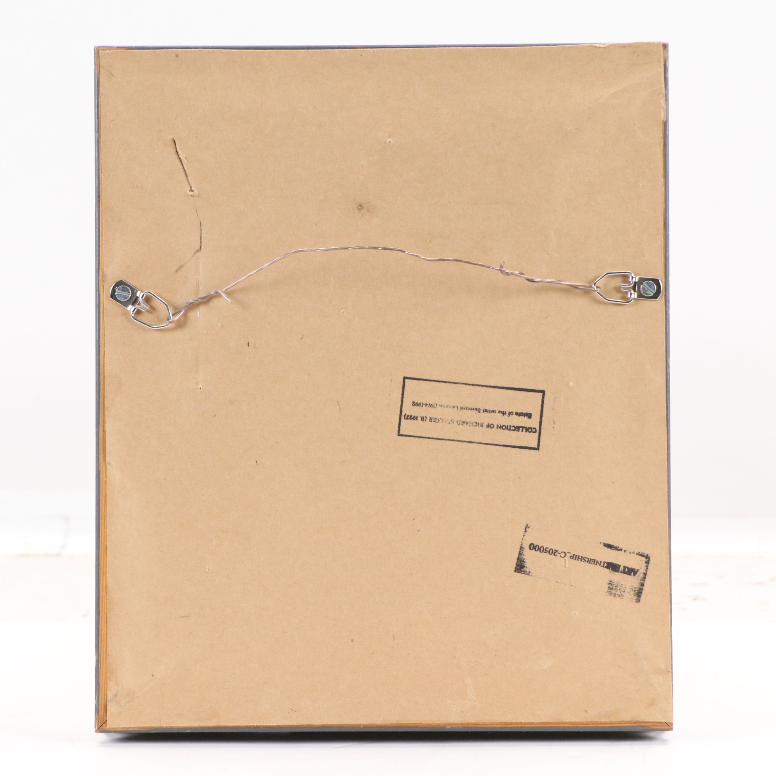 Bernard Lennon Pastel Portrait Drawing of Woman in Profile