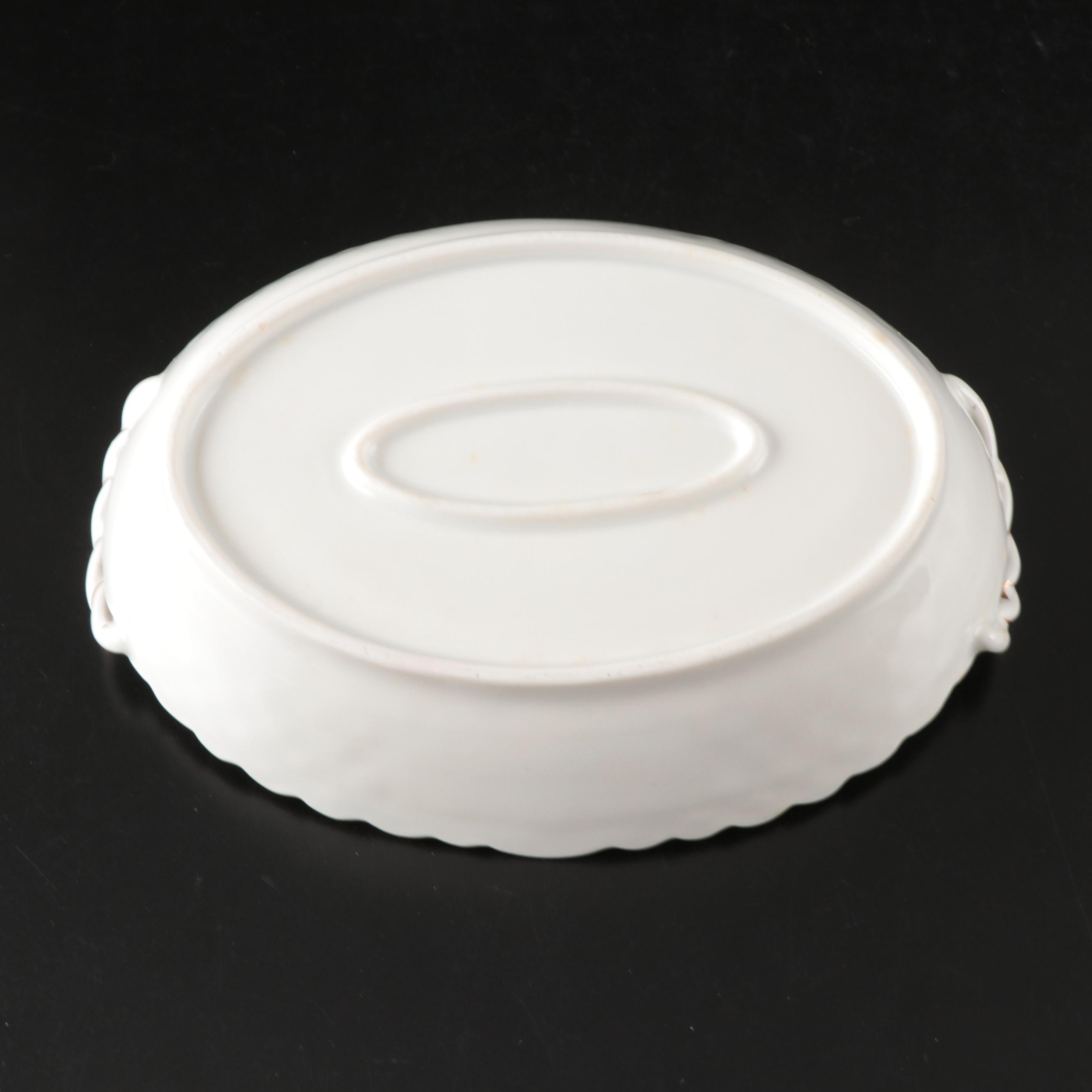 Haviland France and Carter Tielsch Porcelain Floral Dinnerware with Gilt Accents