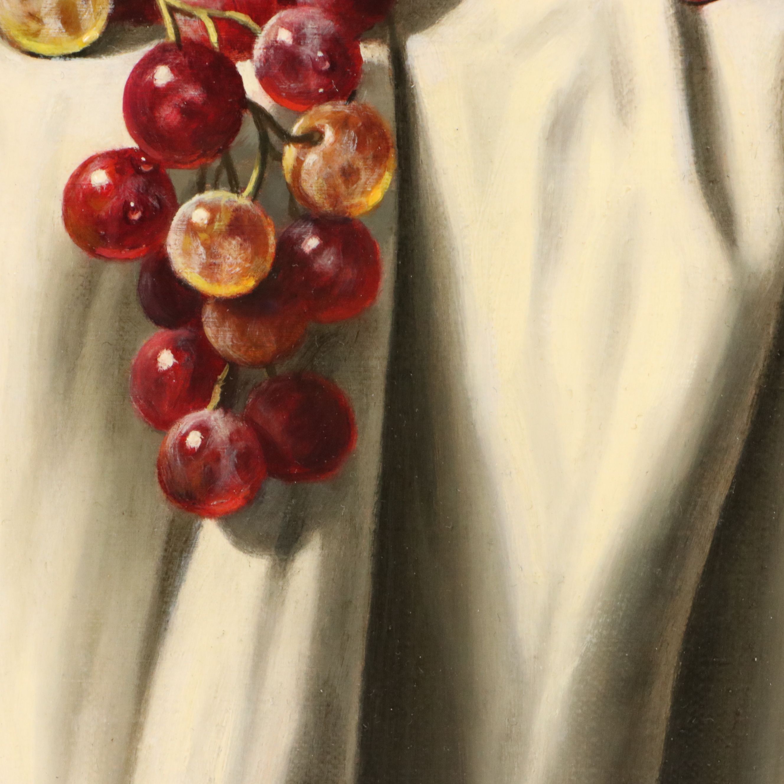 Mark Petitt Fruit Still Life Oil Painting, 1993