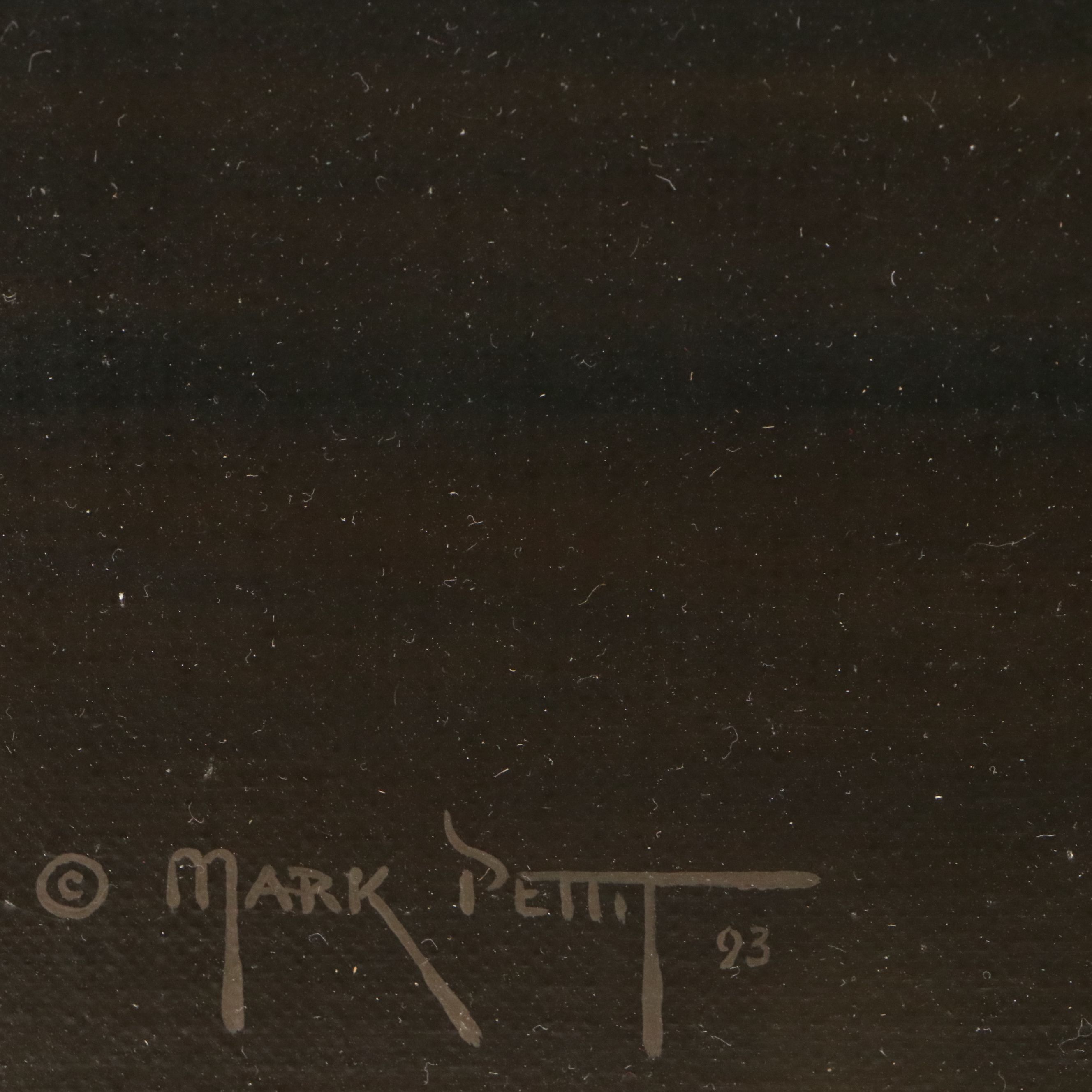 Mark Petitt Fruit Still Life Oil Painting, 1993