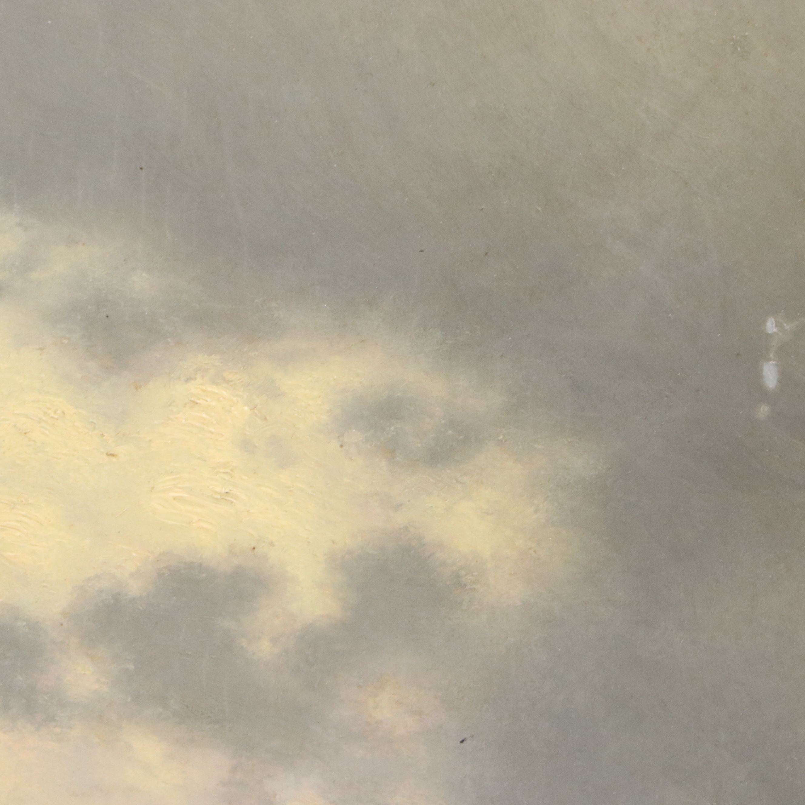 James Longacre Wood Lake Landscape Oil Painting, Circa 1920