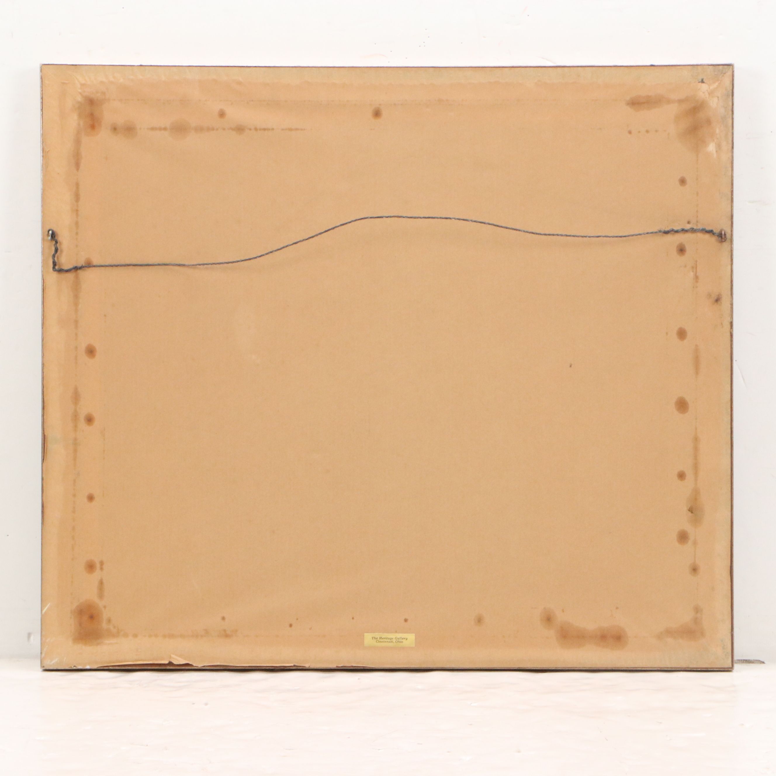 James Longacre Wood Lake Landscape Oil Painting, Circa 1920