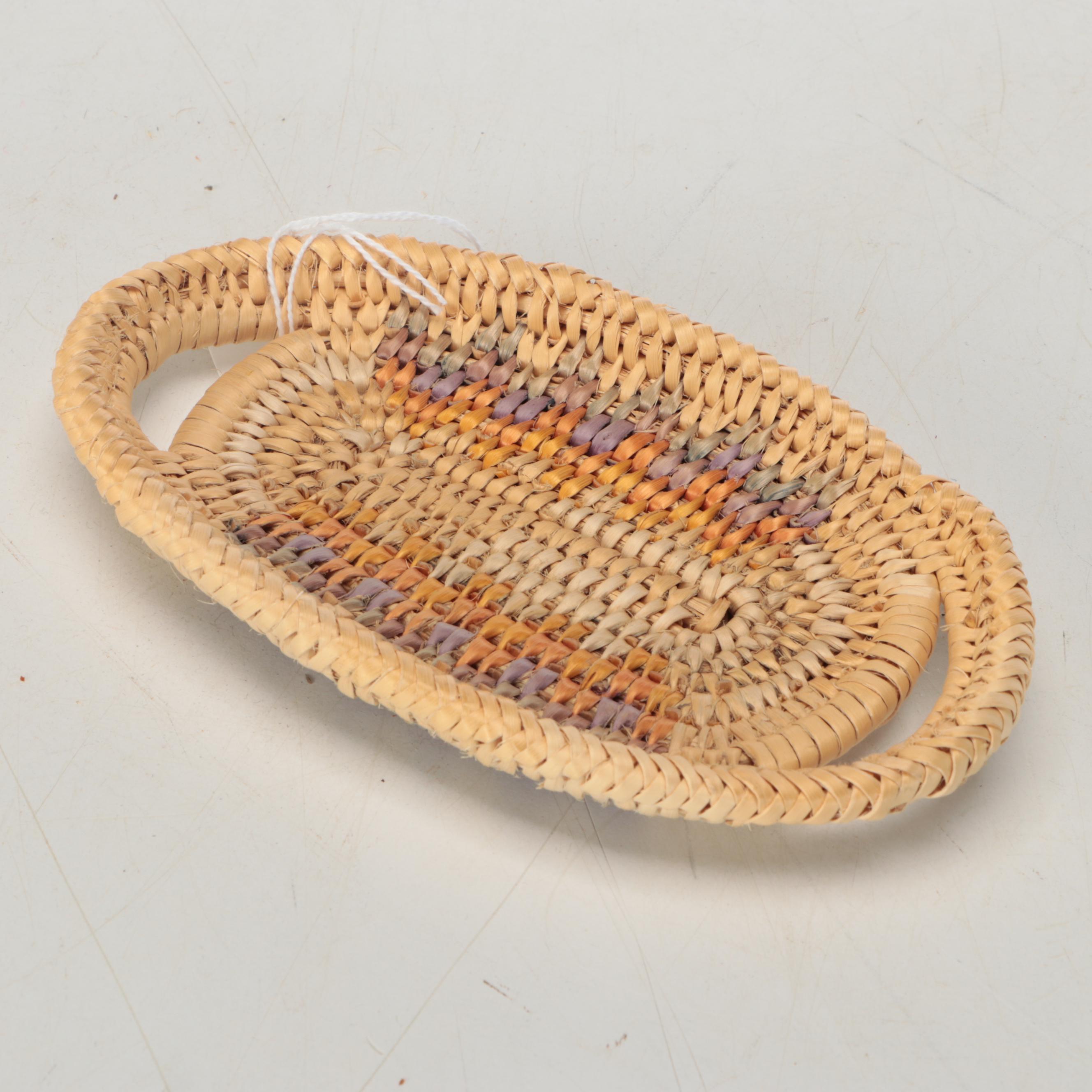 Apache Artisan Crafted Willow Basket Trays
