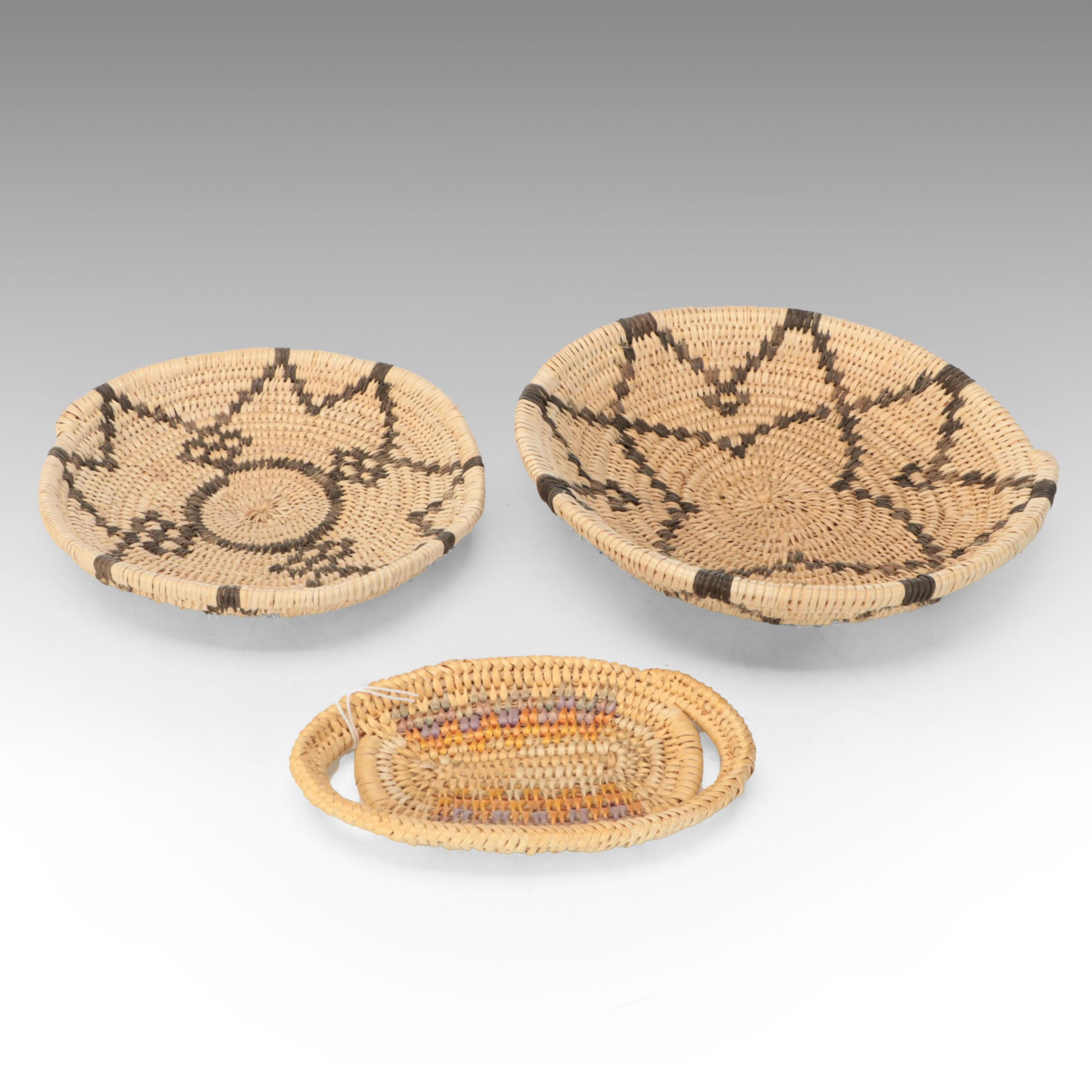 Apache Artisan Crafted Willow Basket Trays