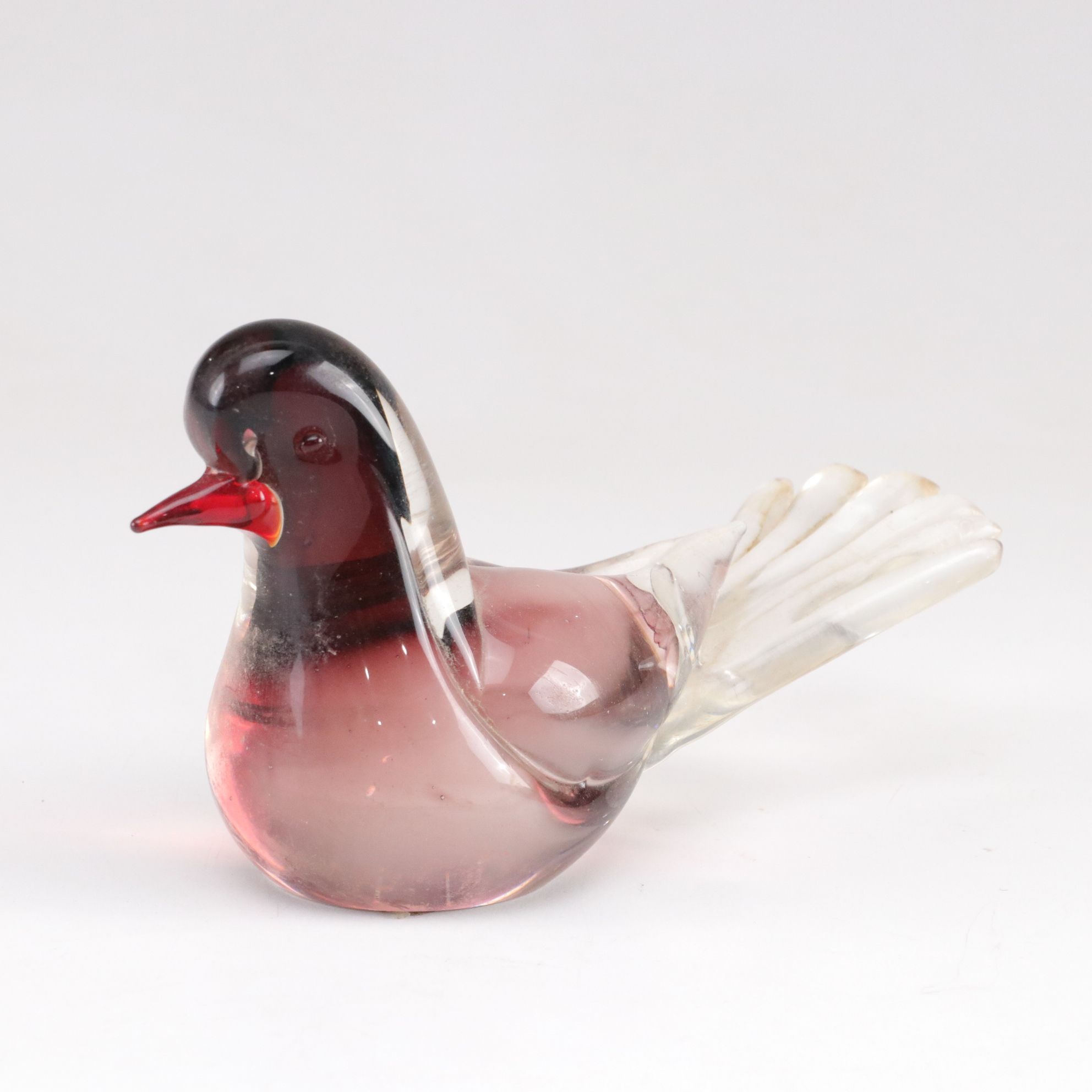 Murano Italian Art Glass Bird, 1970s