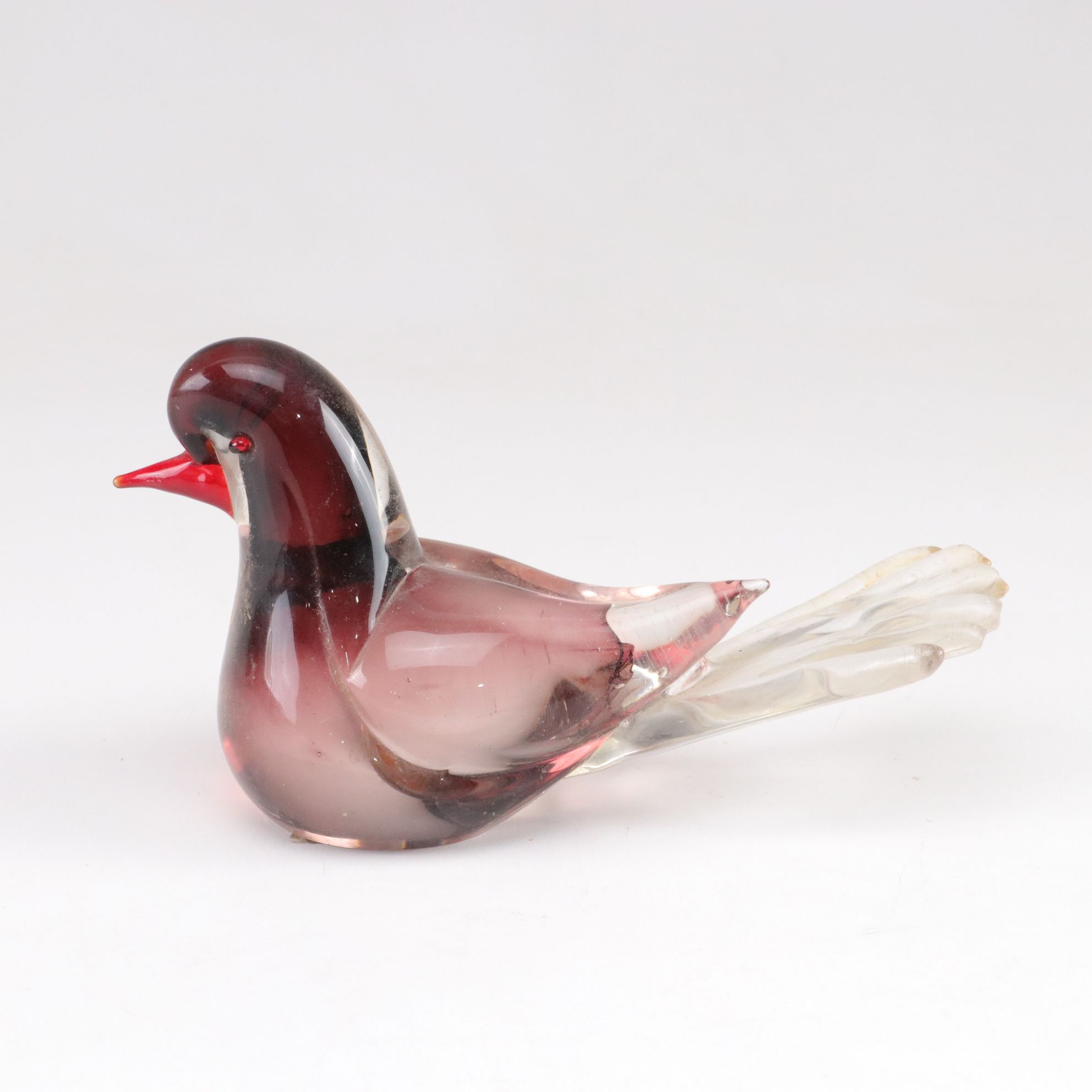 Murano Italian Art Glass Bird, 1970s