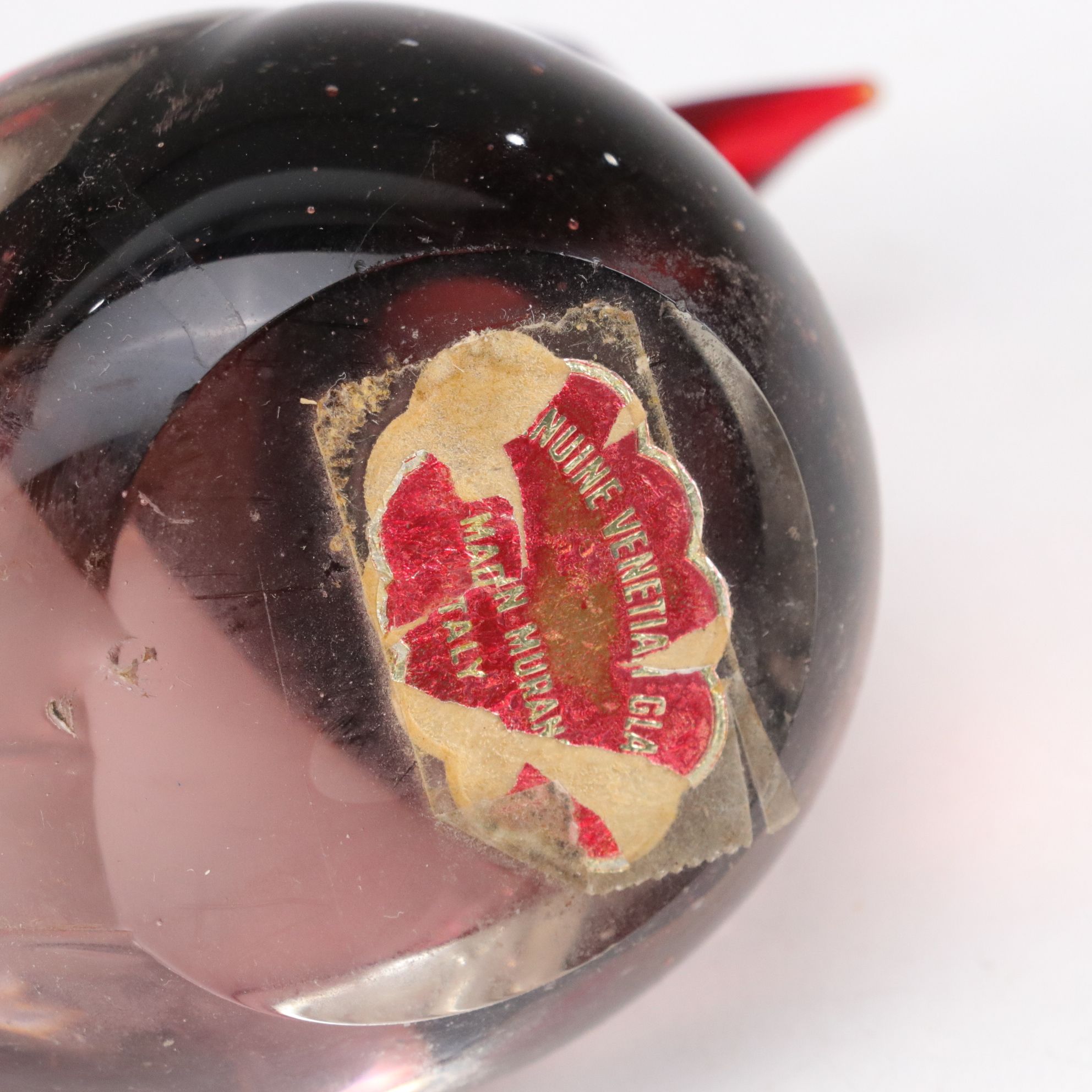 Murano Italian Art Glass Bird, 1970s