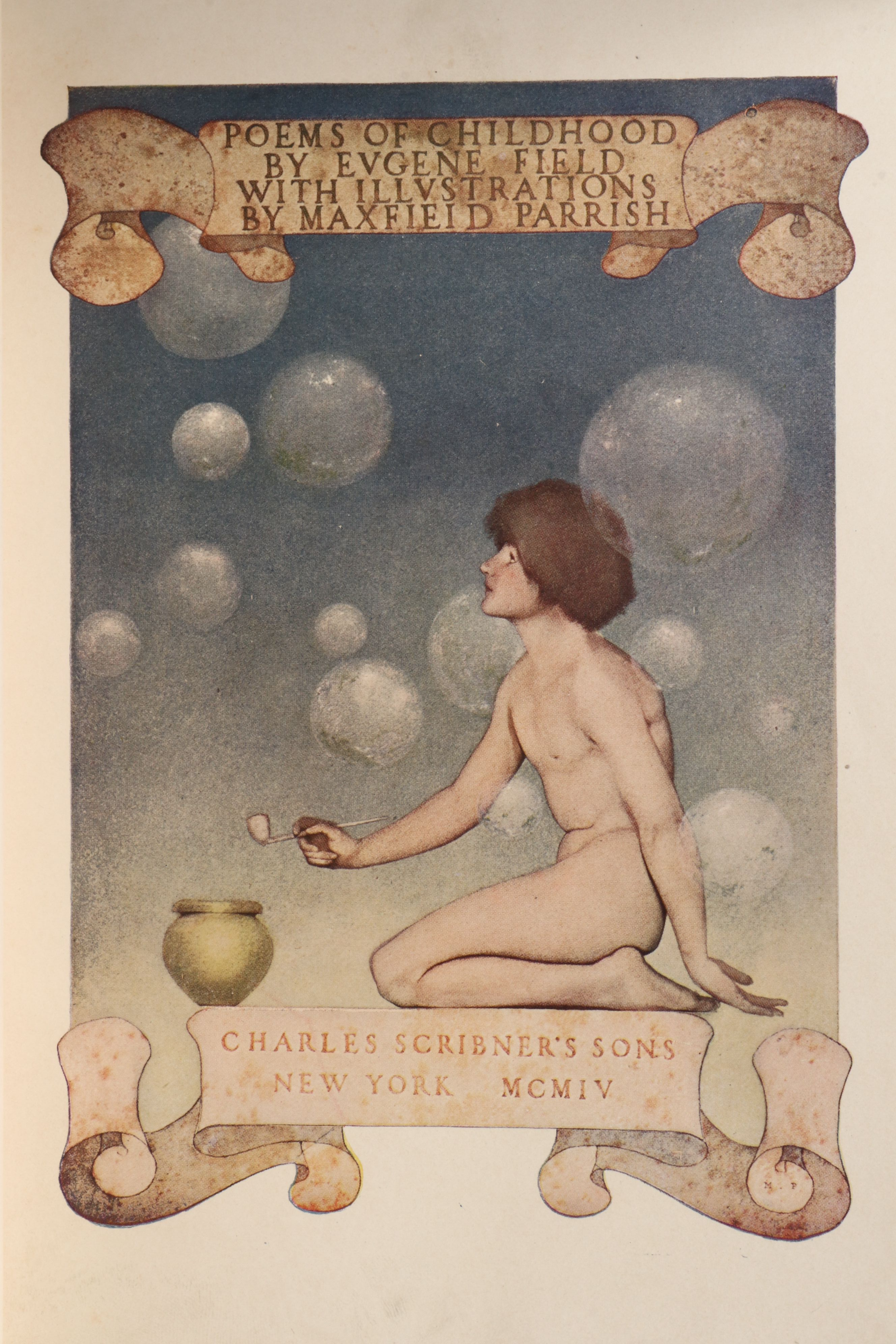 Maxfield Parrish Illustrated First Edition "Poems of Childhood" by Eugene Field