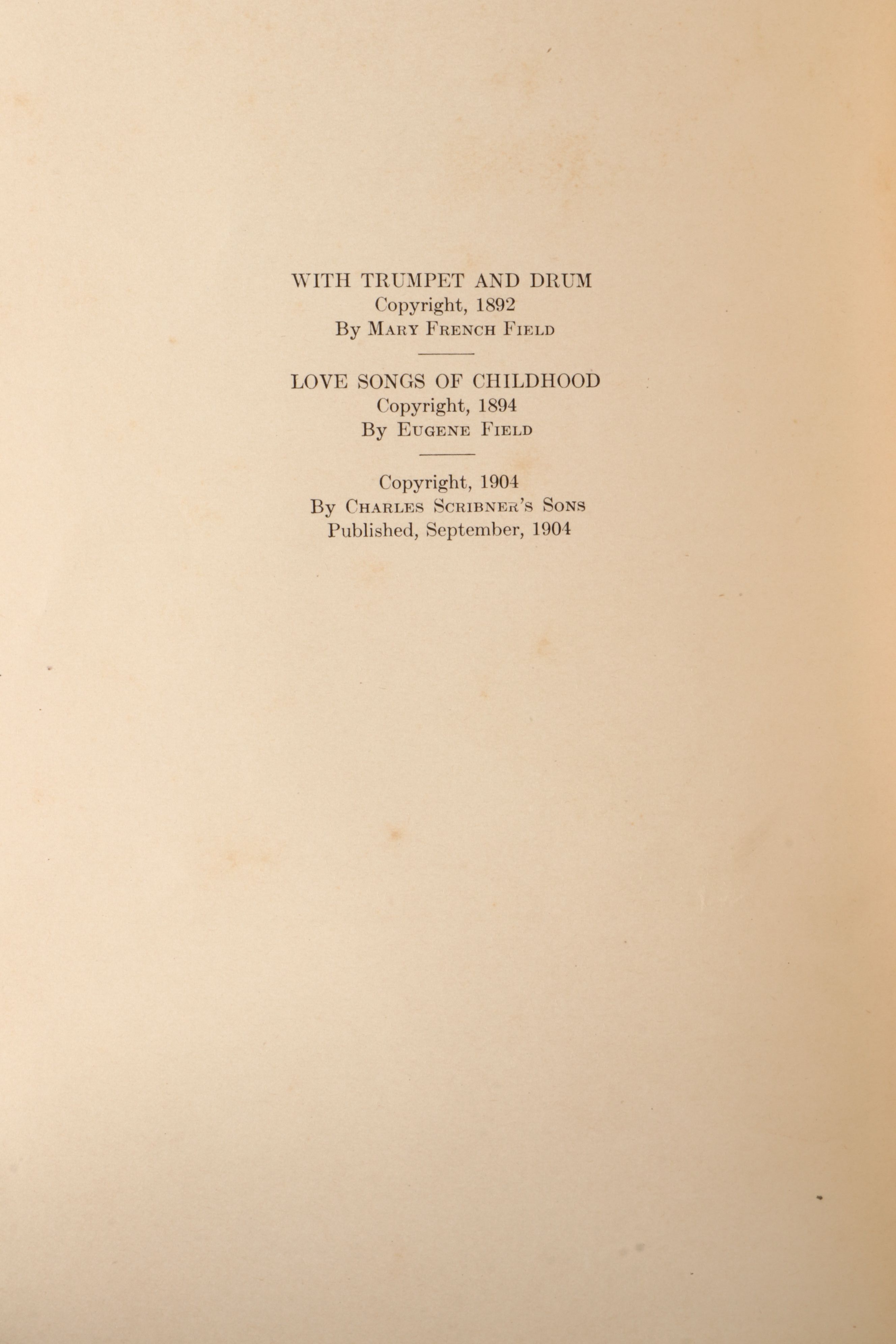 Maxfield Parrish Illustrated First Edition "Poems of Childhood" by Eugene Field