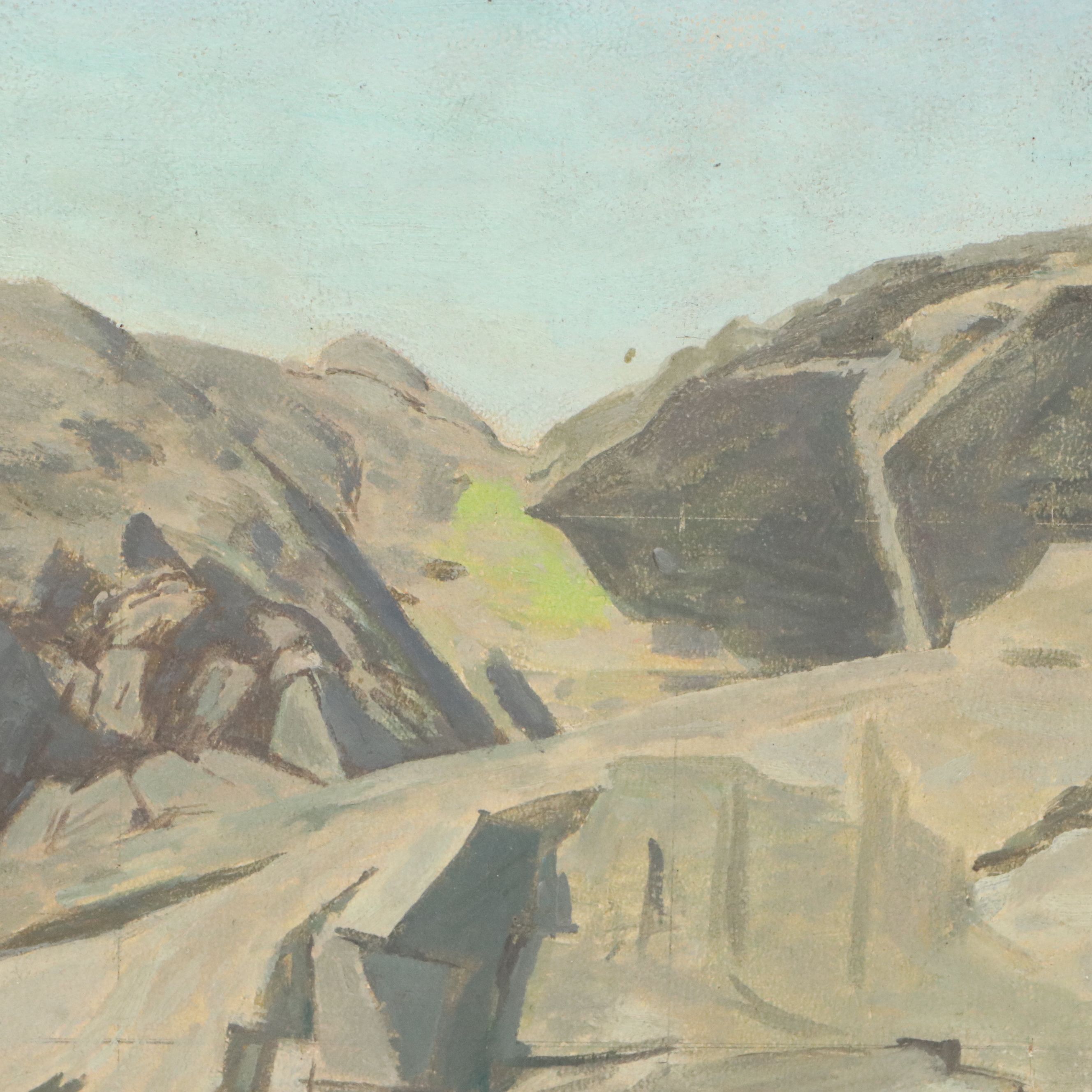 James Longacre Wood Rocky Seascape Oil Paintings, Circa 1920