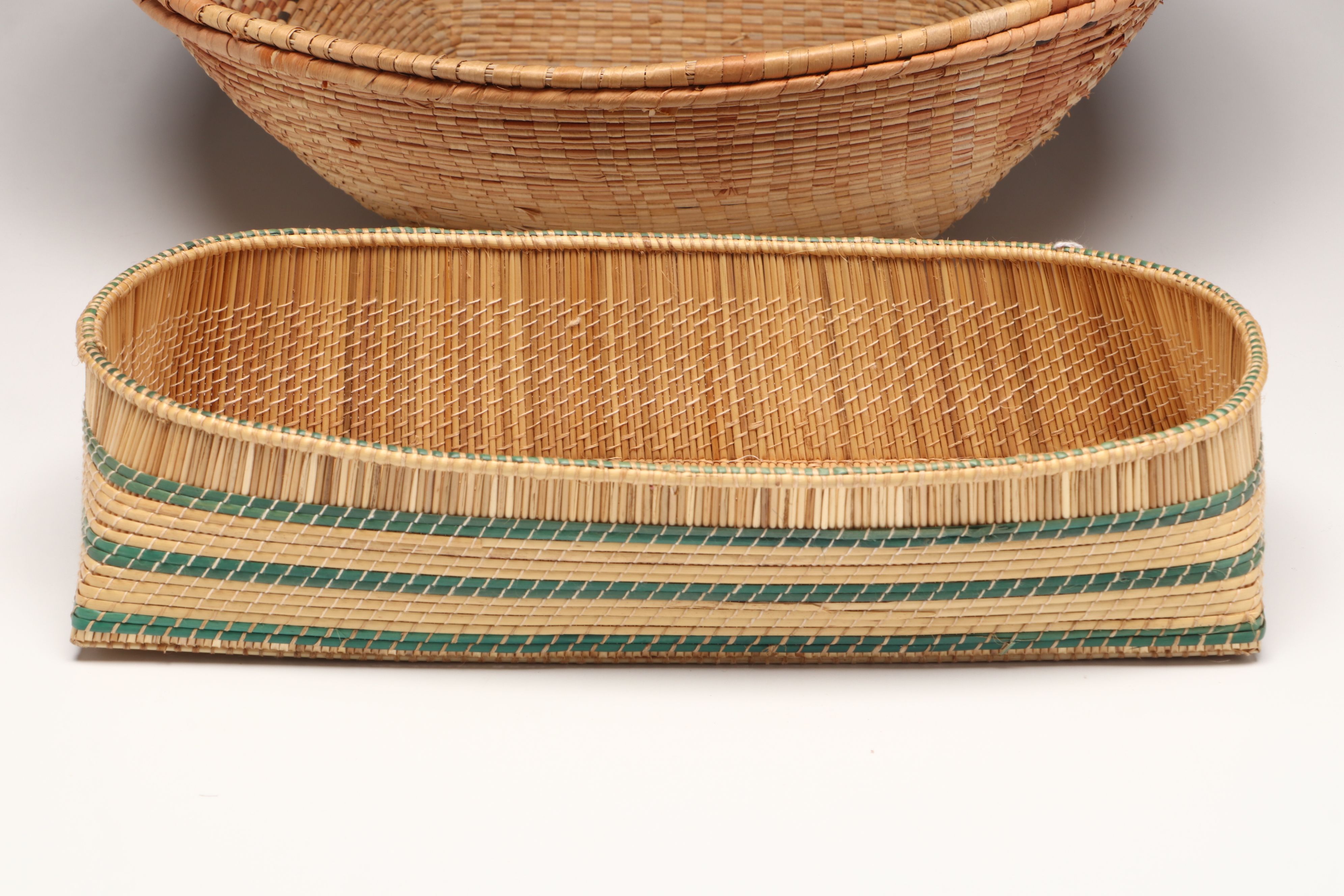 Burkinabé Handwoven Reed Lobi Baskets