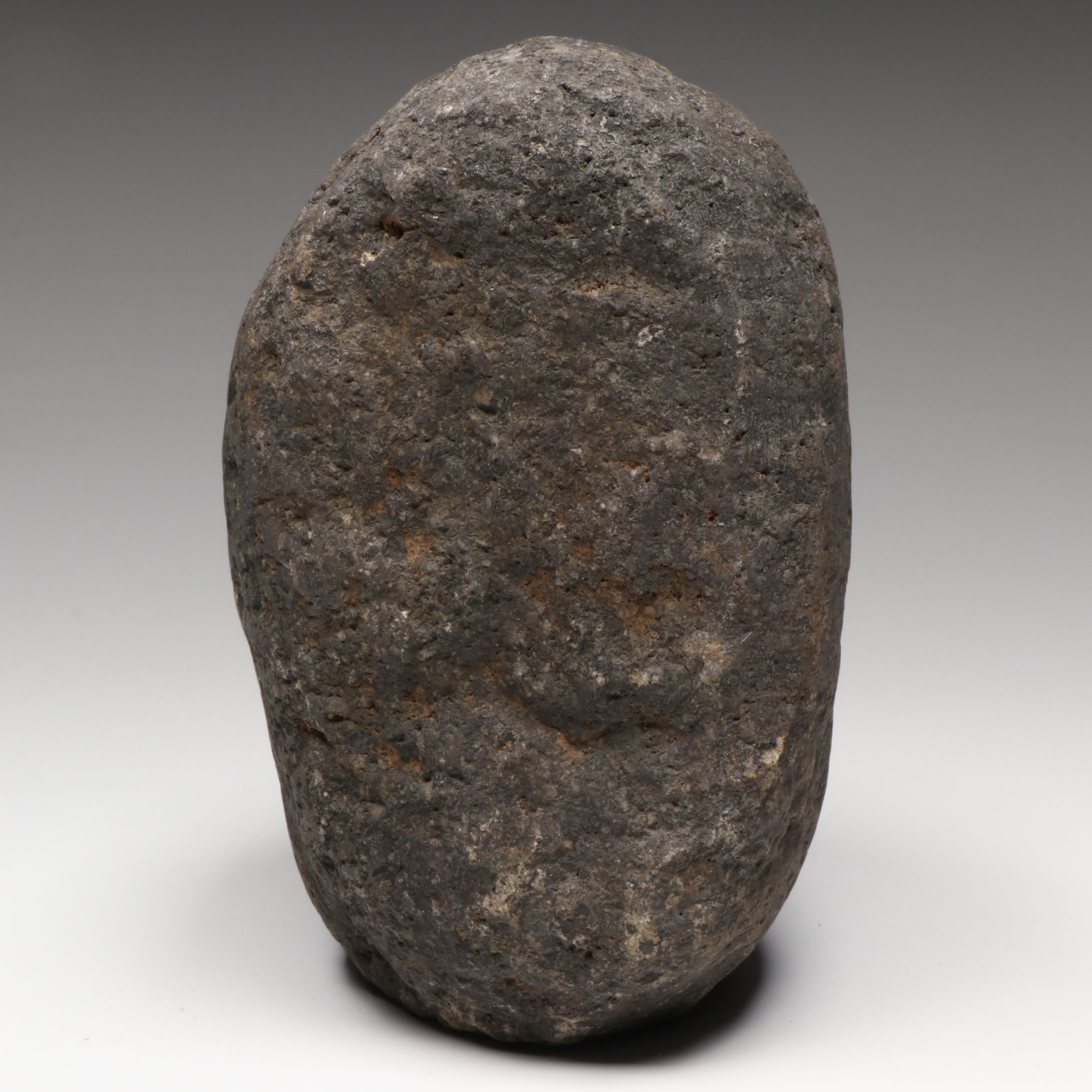 Mesoamerican Volcanic Stone "Mictlāntēcutli" Skull