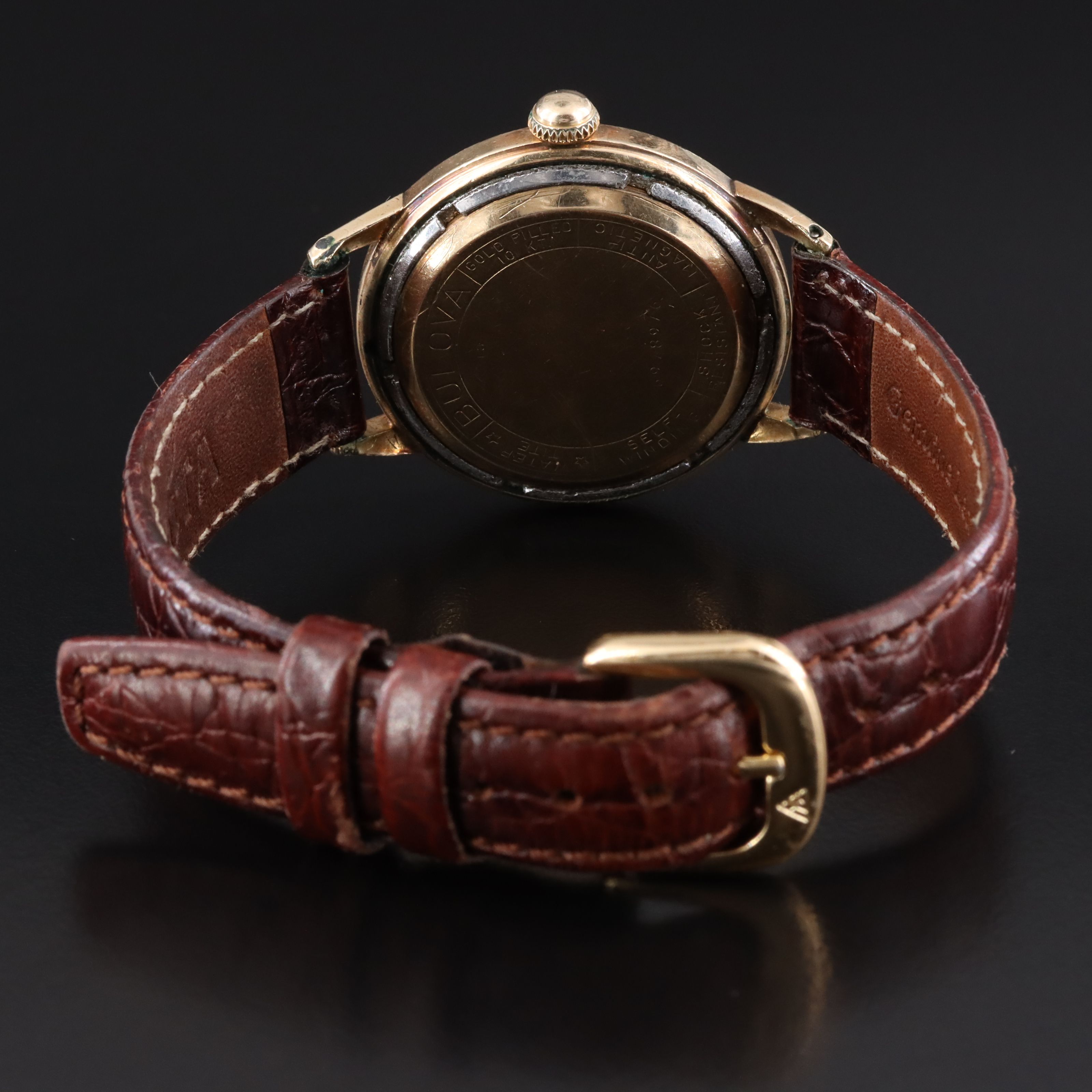 Bulova Hayward Gold Filled Self Winding Watch