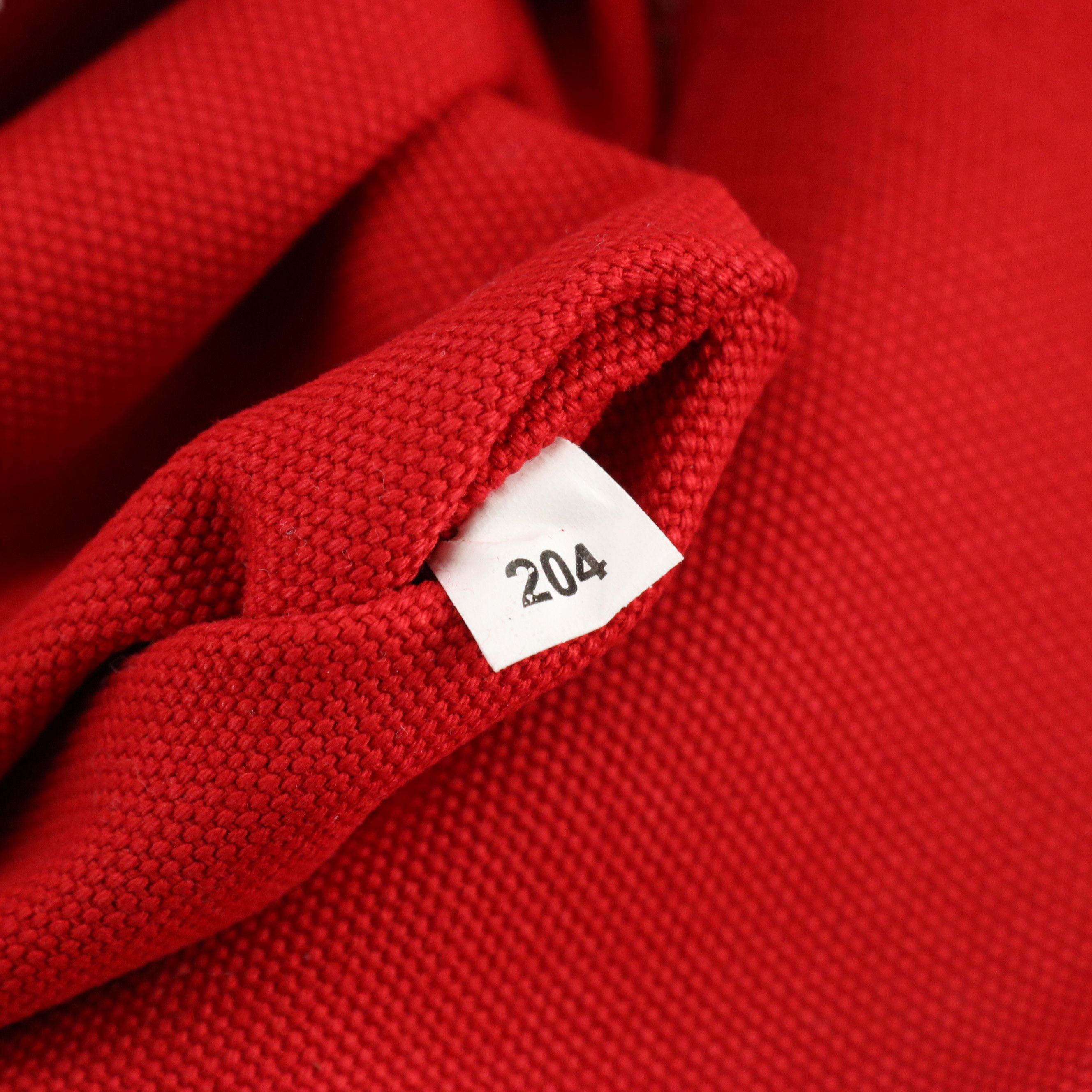 Prada Canapa Logo Two-Way Bucket Tote in Red Canvas