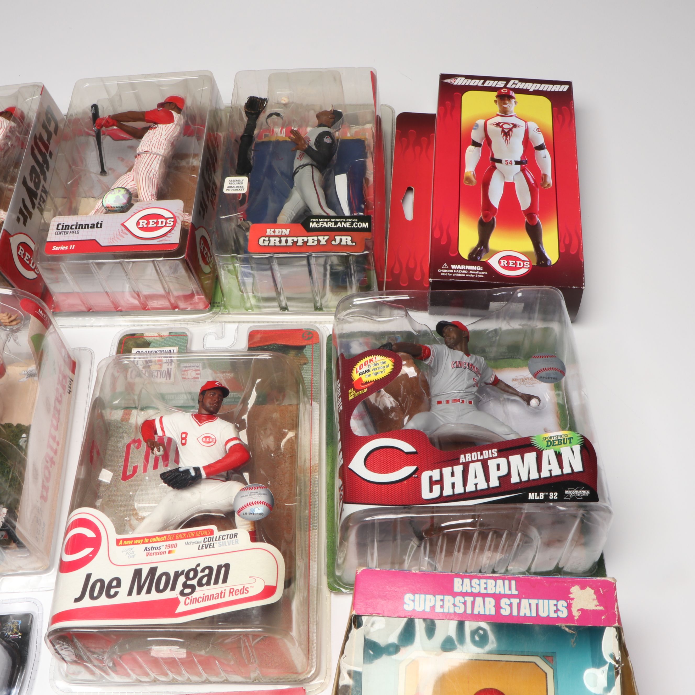 McFarlane's Ken Griffey Jr., Joe Morgan and Other Cincinnati Reds Figurines