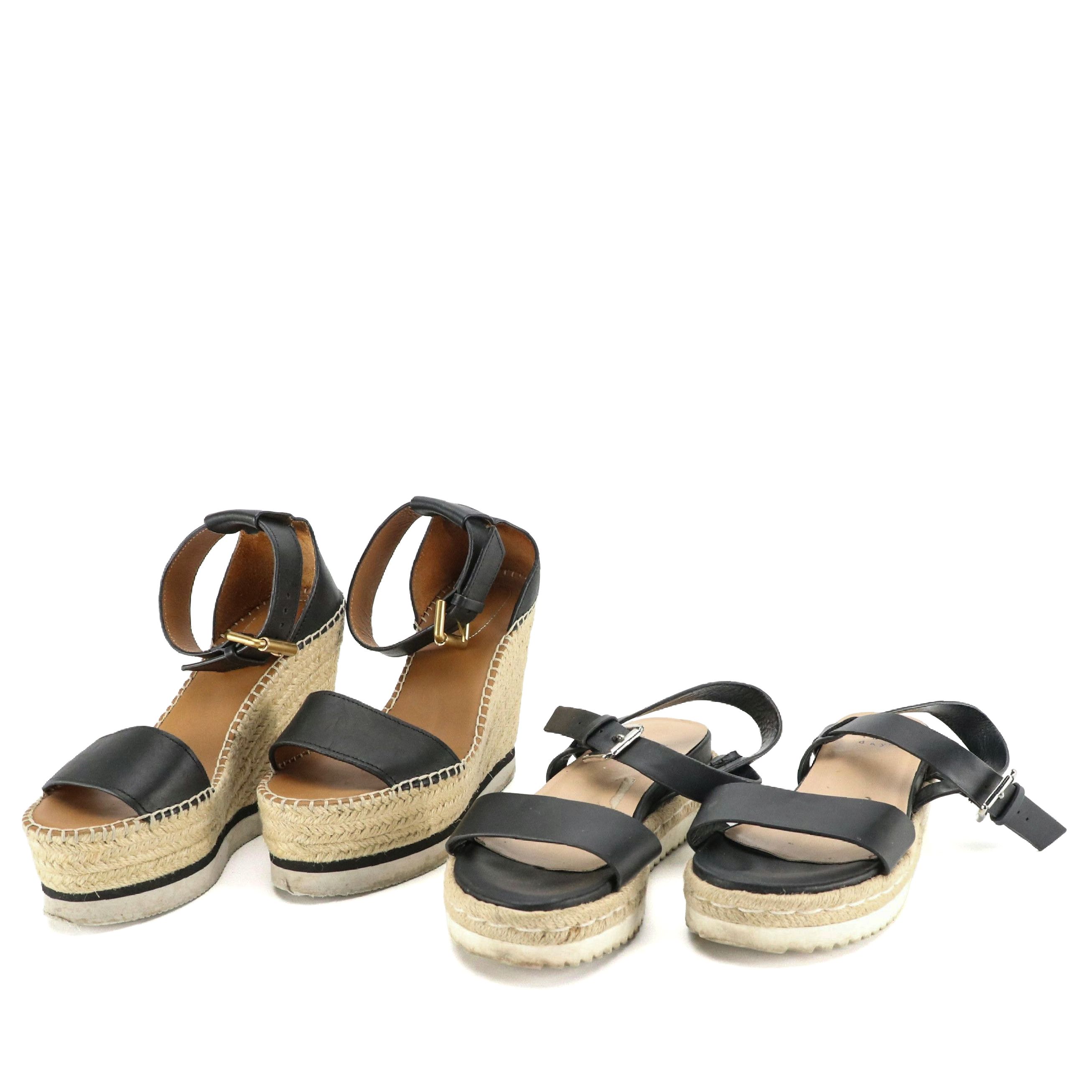 See by Chloé Glyn Wedge Espadrilles with Other Sandals
