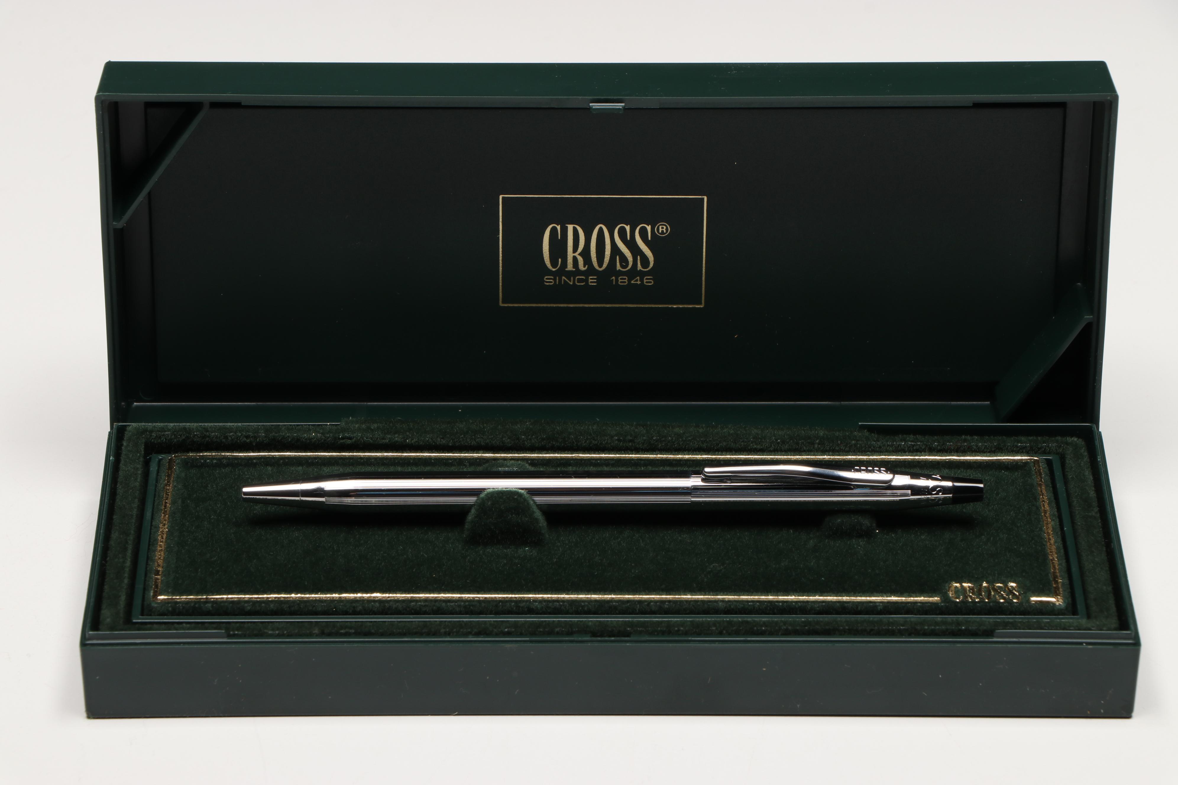 Cross 10K Gold-Filled and Other Ballpoint Pens with Cases