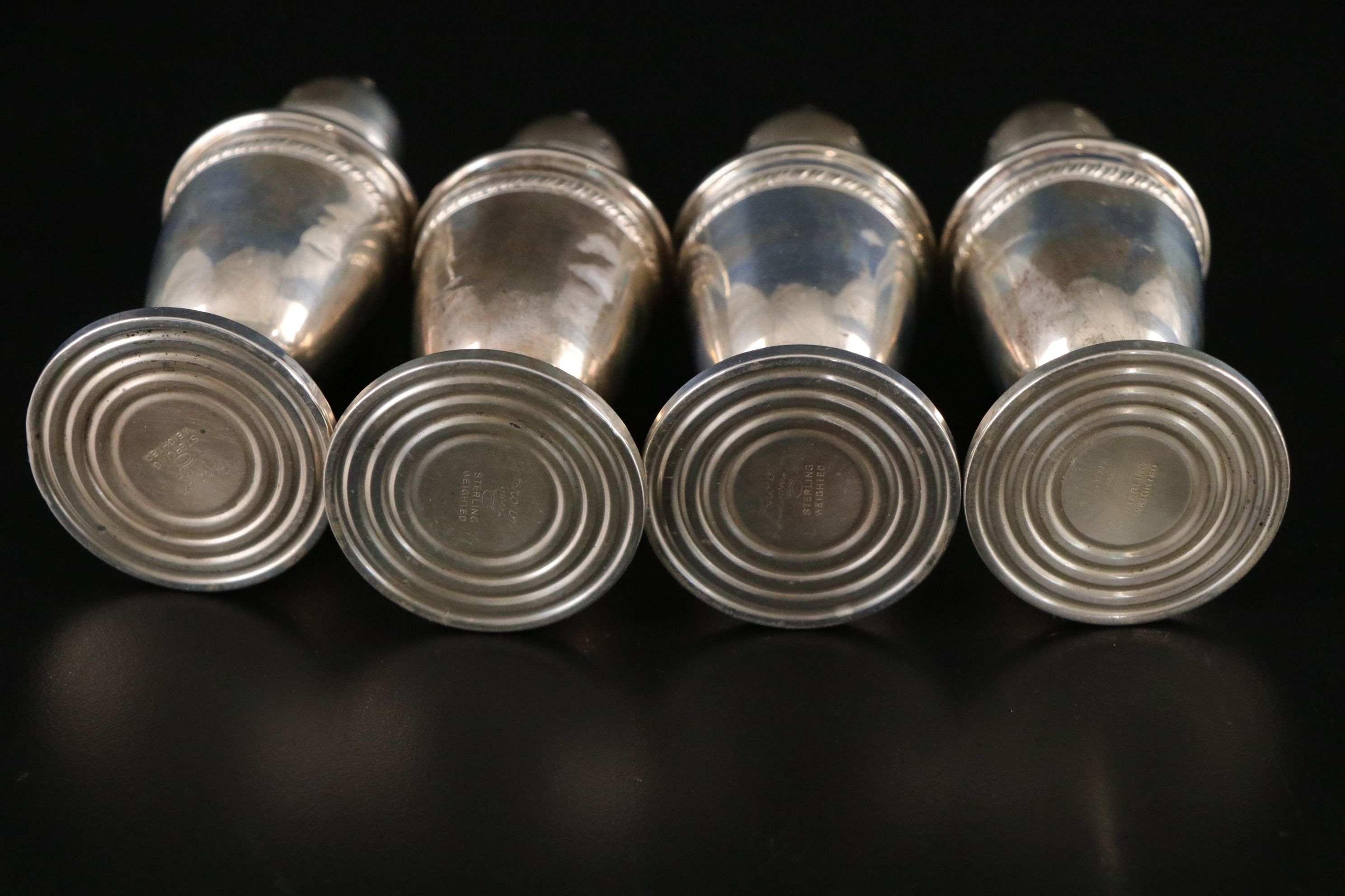 Godinger Silver Plate Peacock Trivet, Weighted Sterling Shakers and More