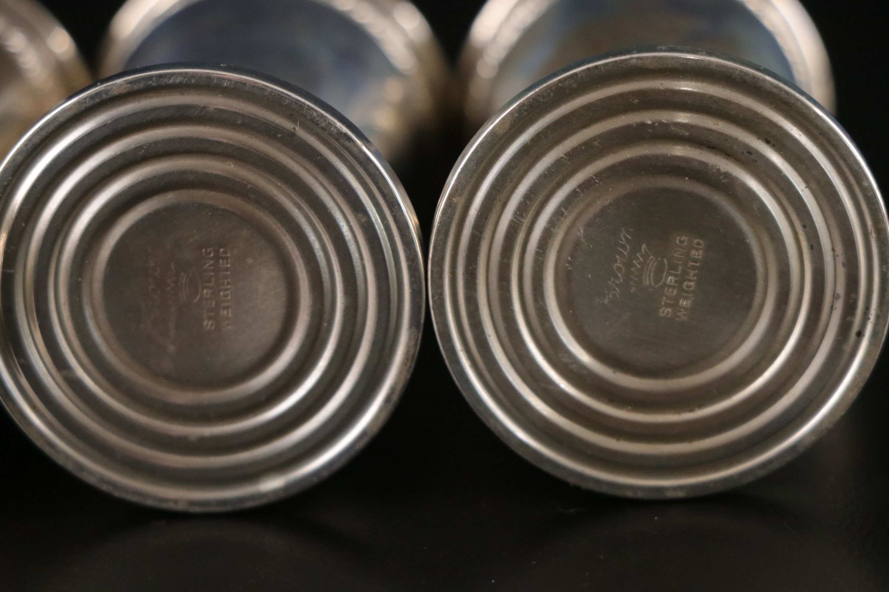 Godinger Silver Plate Peacock Trivet, Weighted Sterling Shakers and More