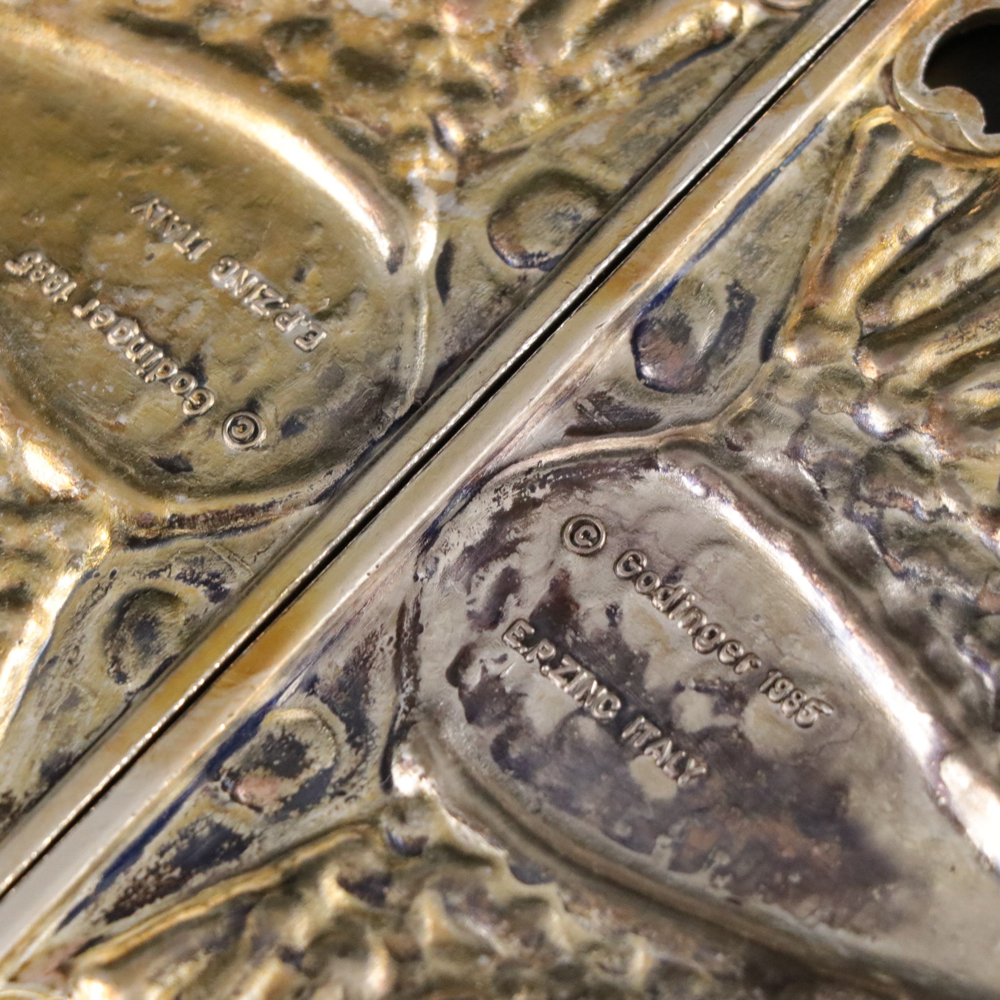 Godinger Silver Plate Peacock Trivet, Weighted Sterling Shakers and More