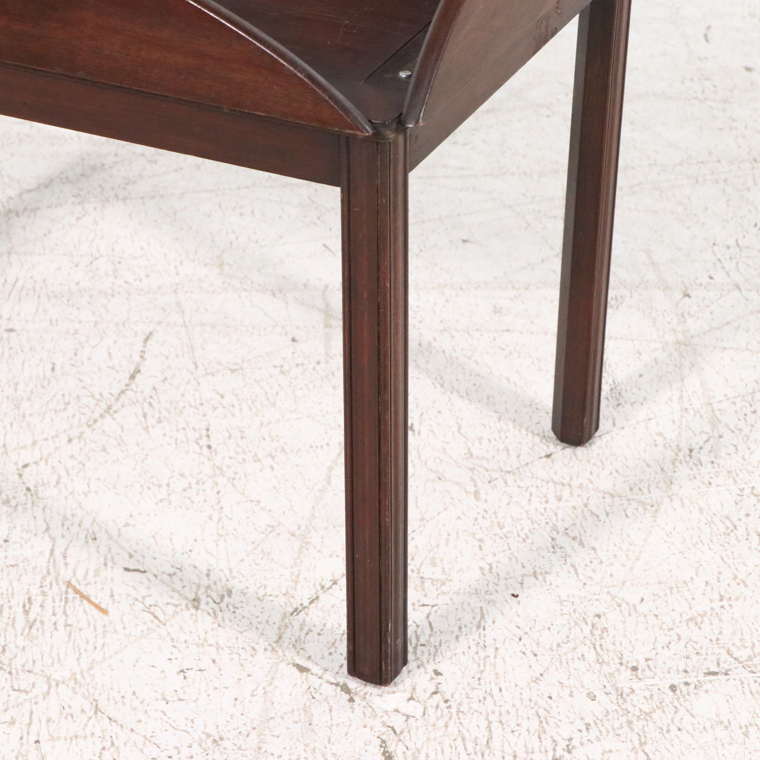 Chippendale Style Mahogany Butler's Coffee Table, Mid to Late 20th Century