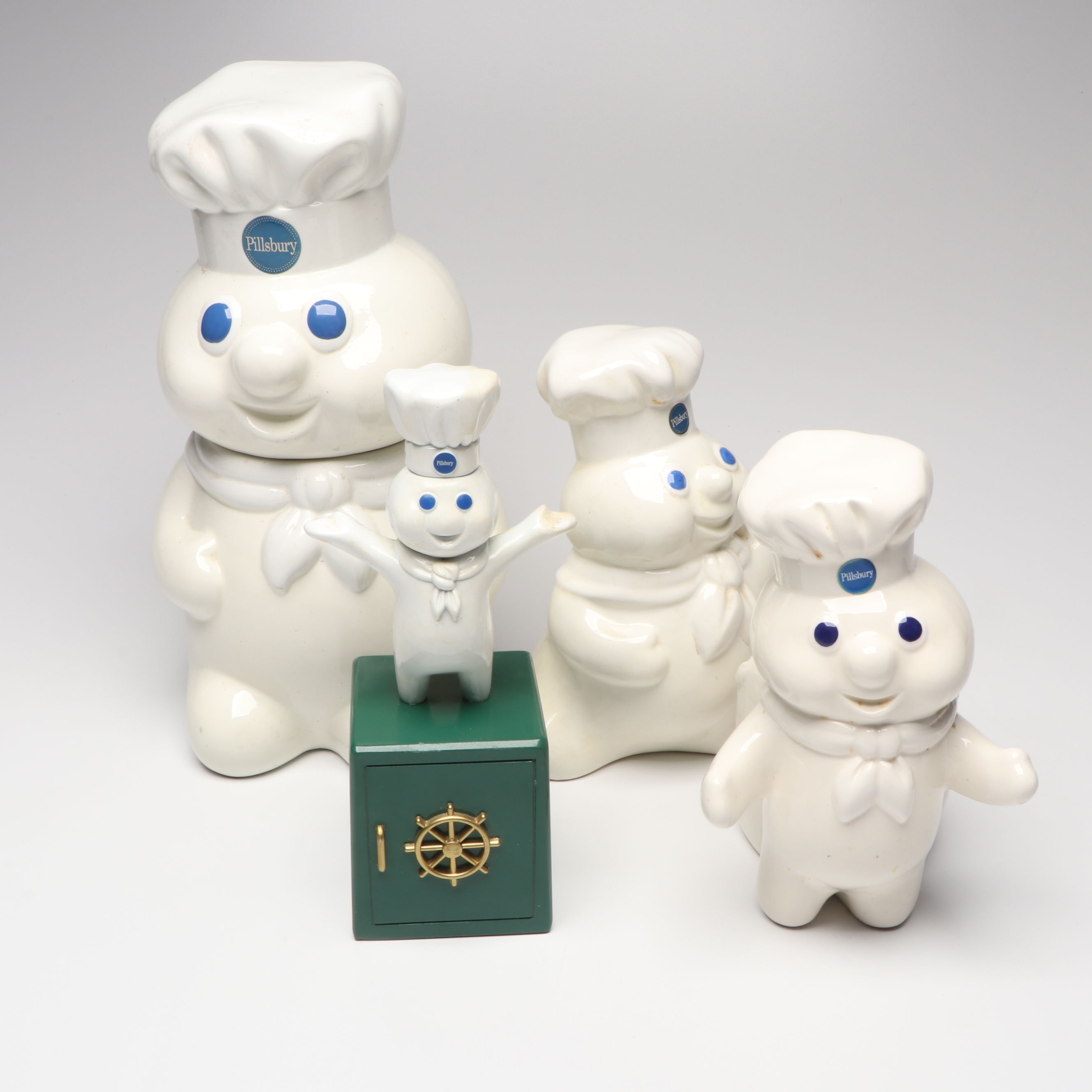 The Pillsbury Company "Poppin Fresh" Coin Banks and Cookie Jar