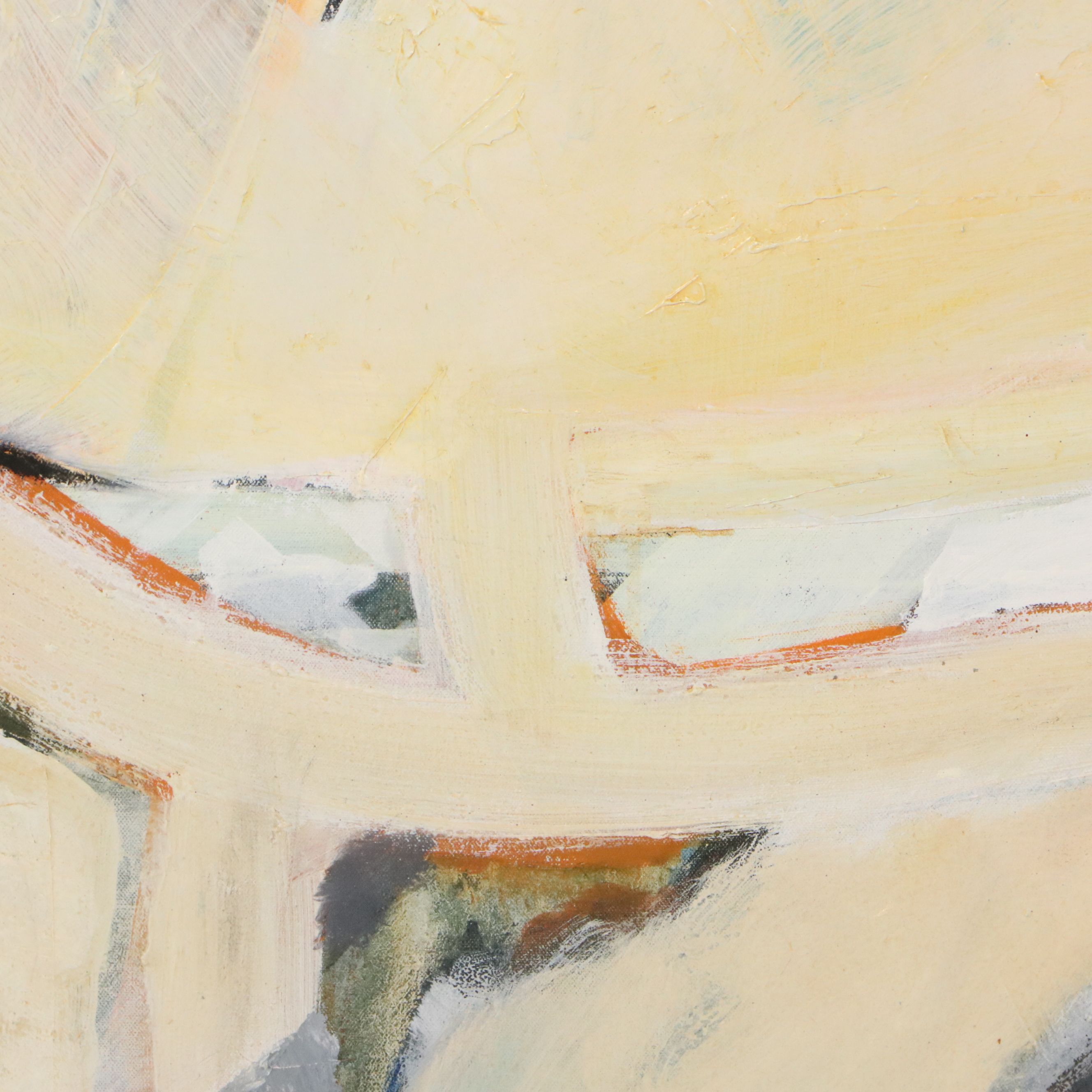 Chris Hoeting Mixed Media Painting "General Inmate Housing," 21st Century