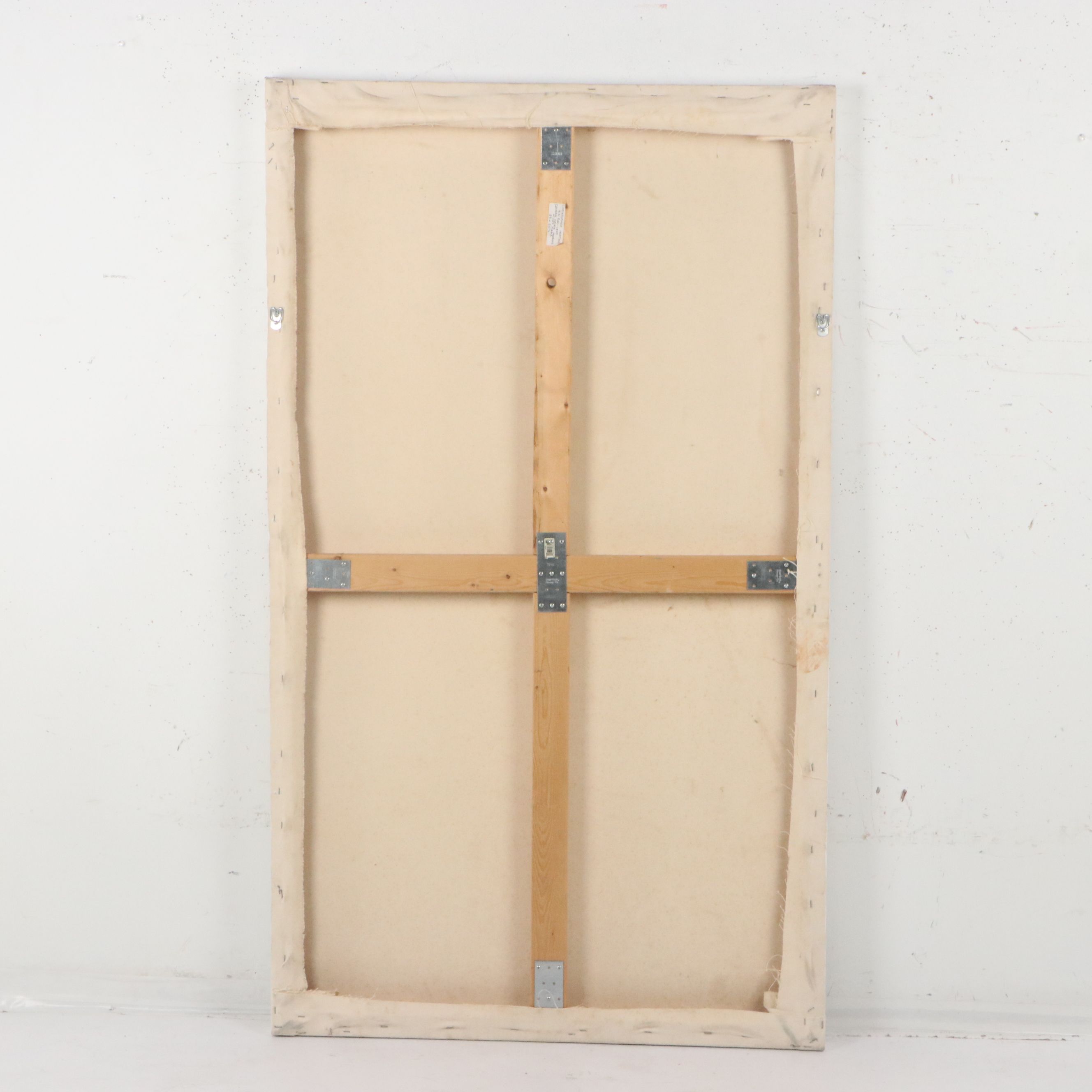 Chris Hoeting Mixed Media Painting "General Inmate Housing," 21st Century