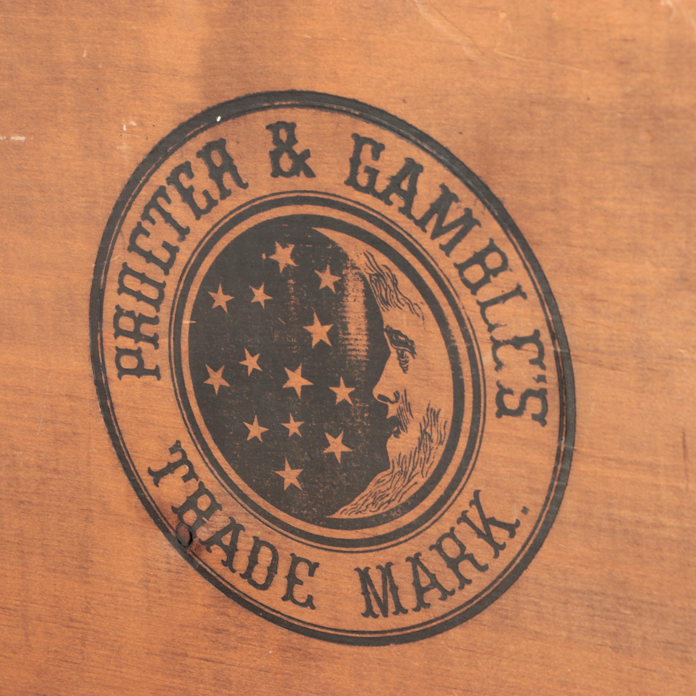 Procter & Gamble Wooden Commemorative Crates