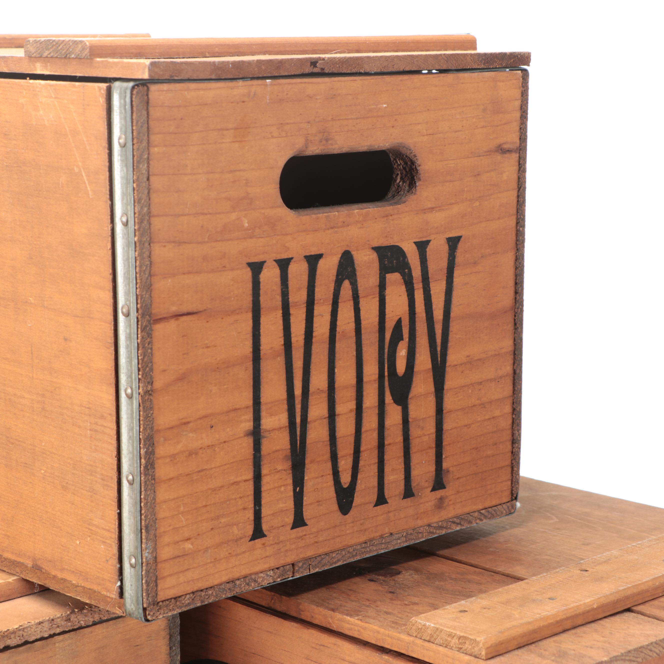 Procter & Gamble Wooden Commemorative Crates