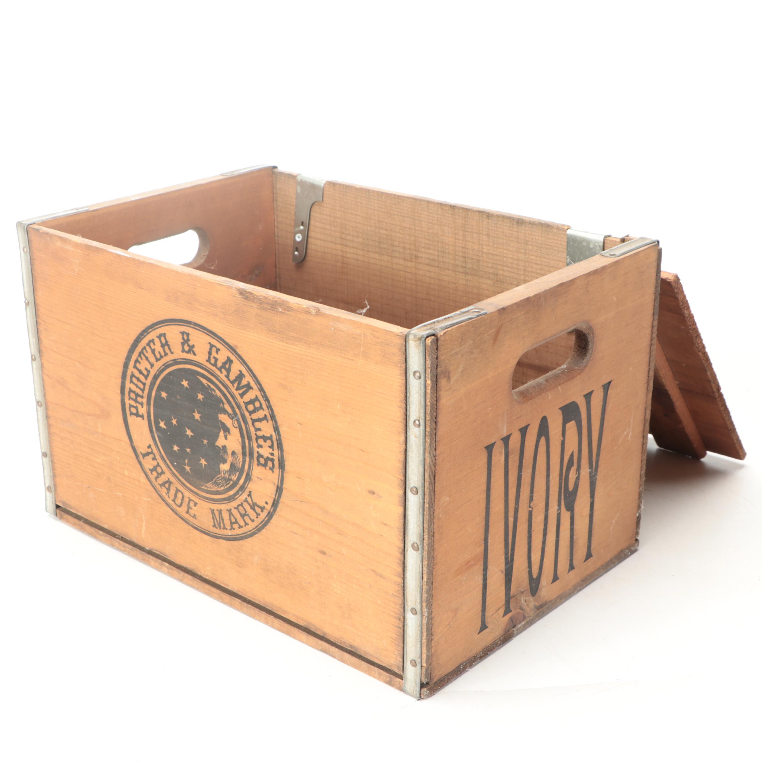 Procter & Gamble Wooden Commemorative Crates