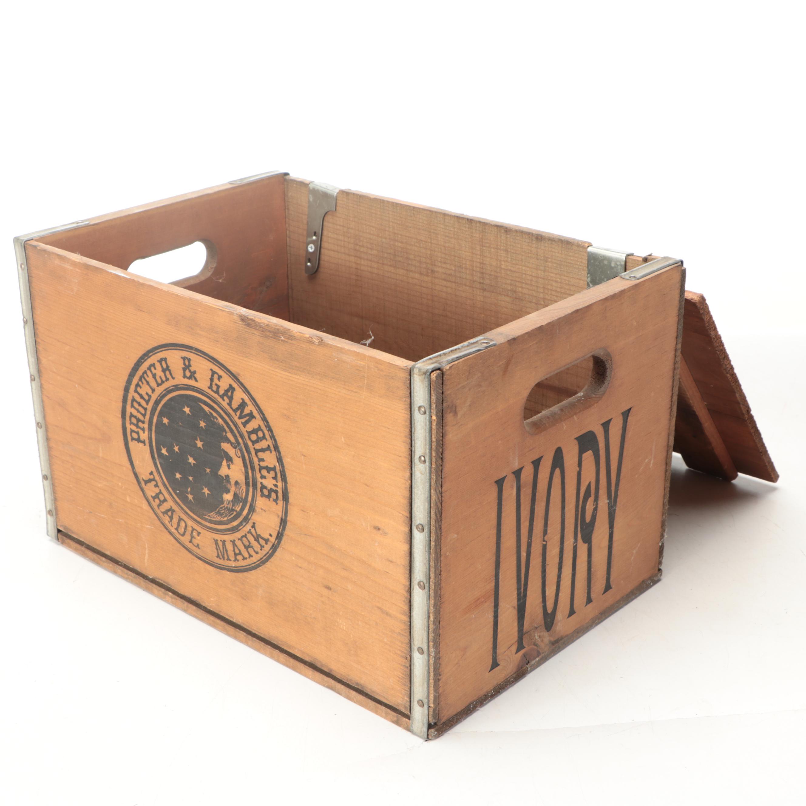 Procter & Gamble Wooden Commemorative Crates