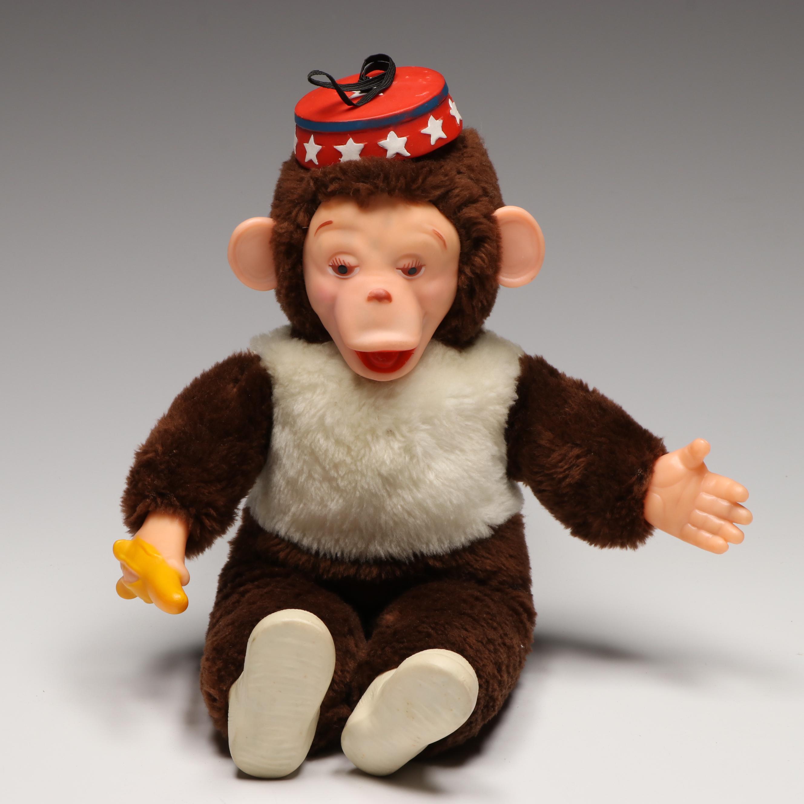 Elka Toys Stuffed Monkey with Collection of 8mm Movie Film