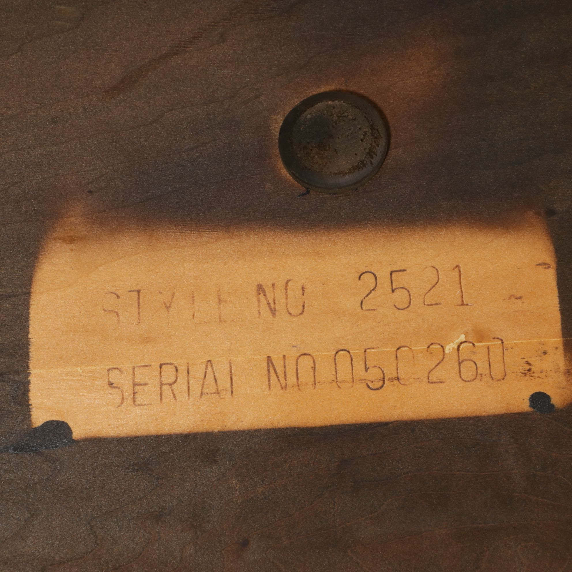 Lane Mid Cenury Modern Cedar-Lined Mahogany Blanket Chest